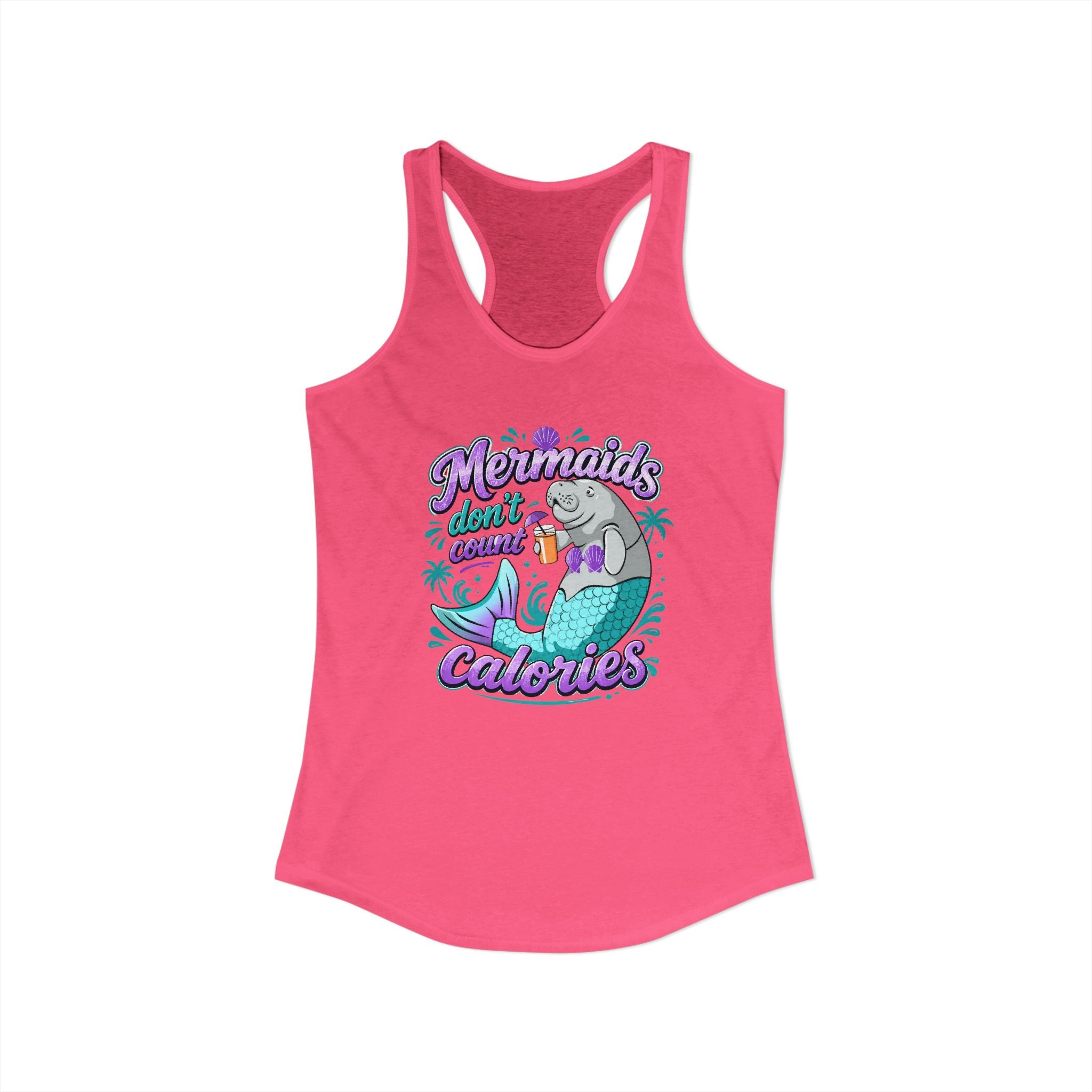 Mermaid Calories - Racerback Tank