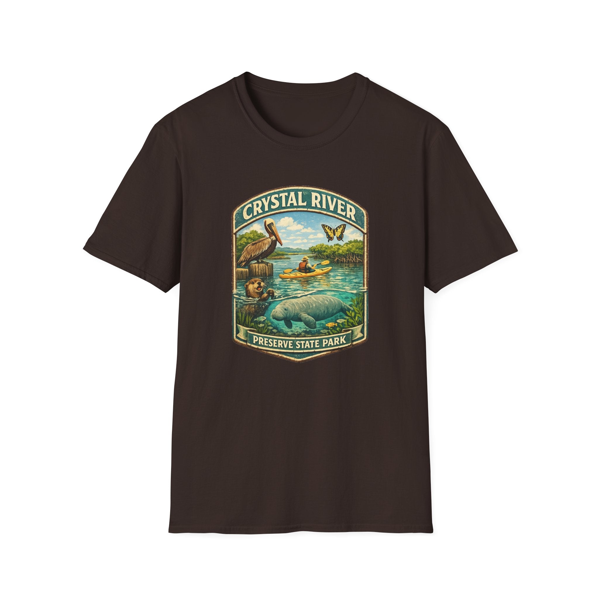 Crystal River Preserve- Retro Tee