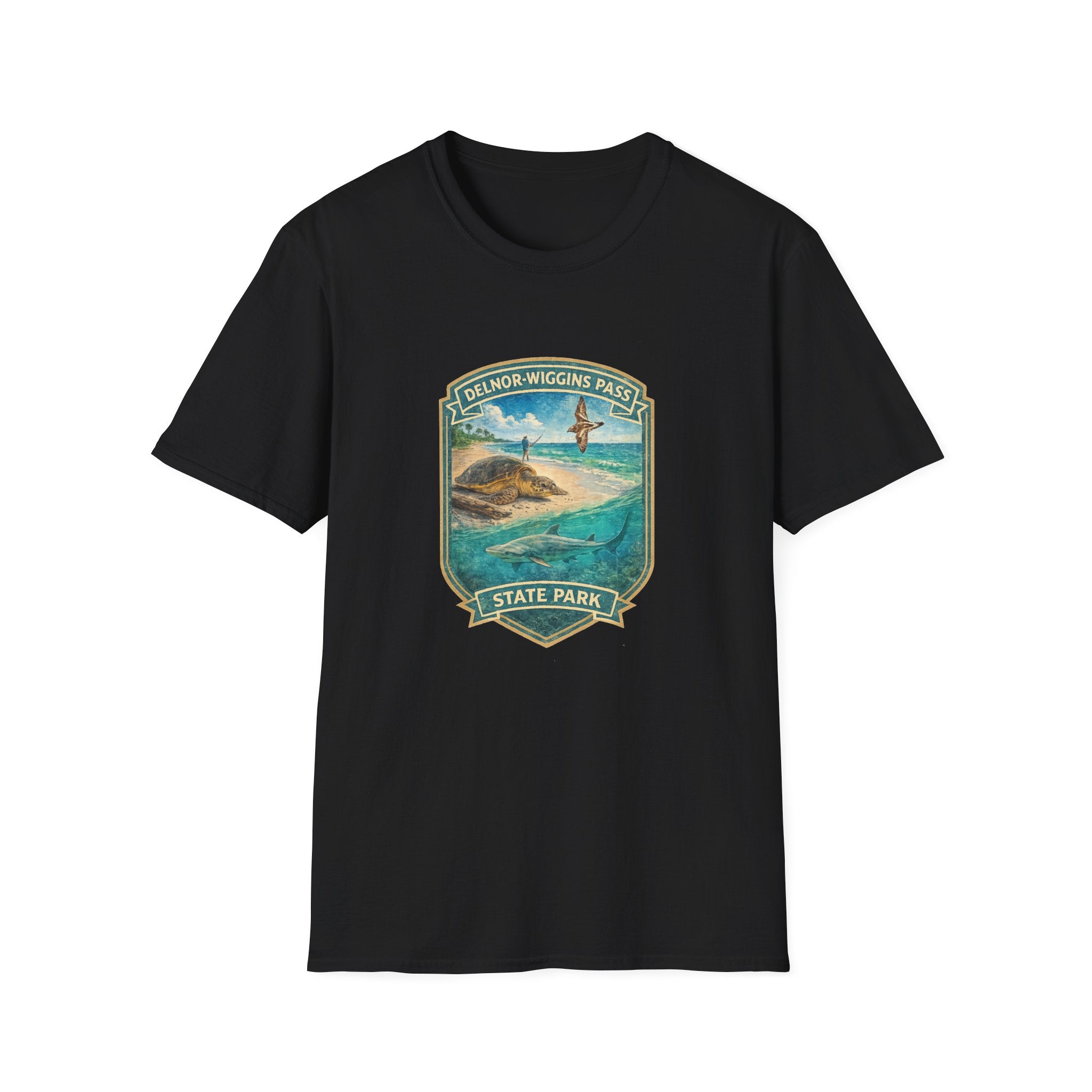 Delnor-Wiggins Pass- Retro Tee