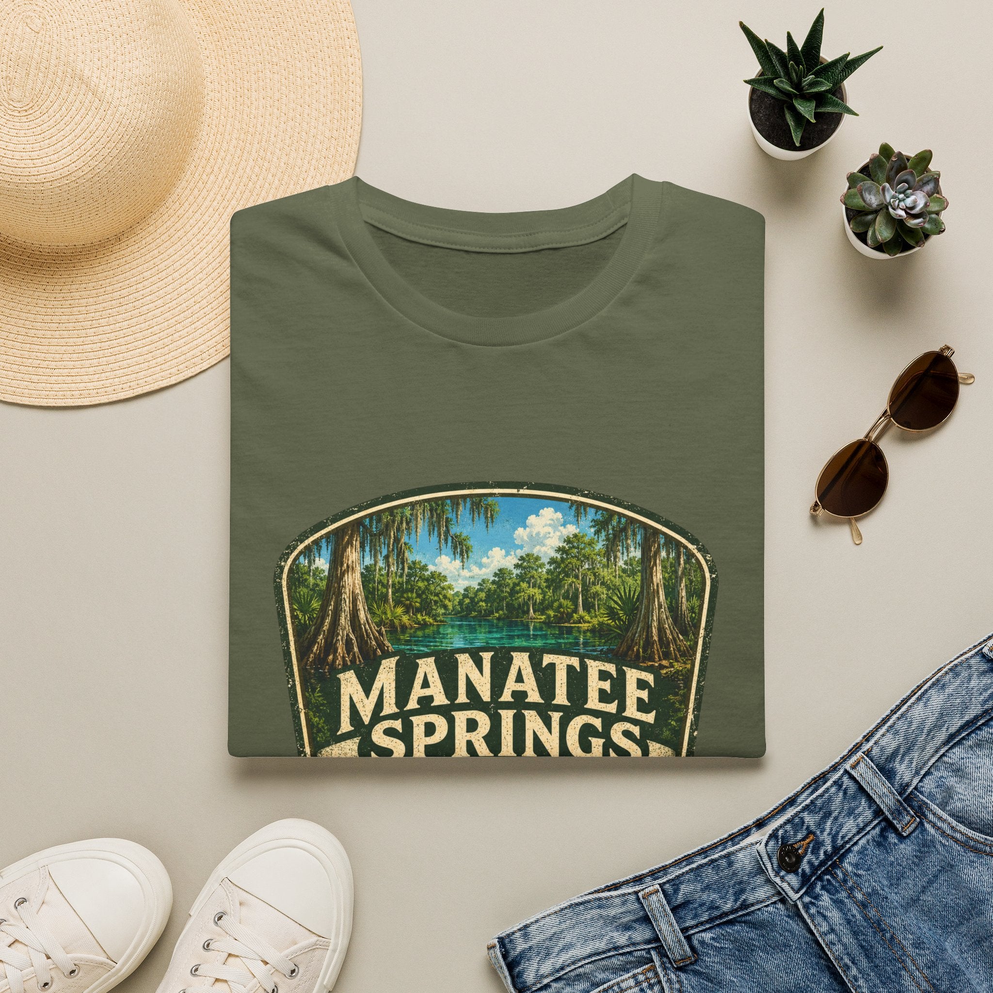 Manatee Springs — Retro Tee