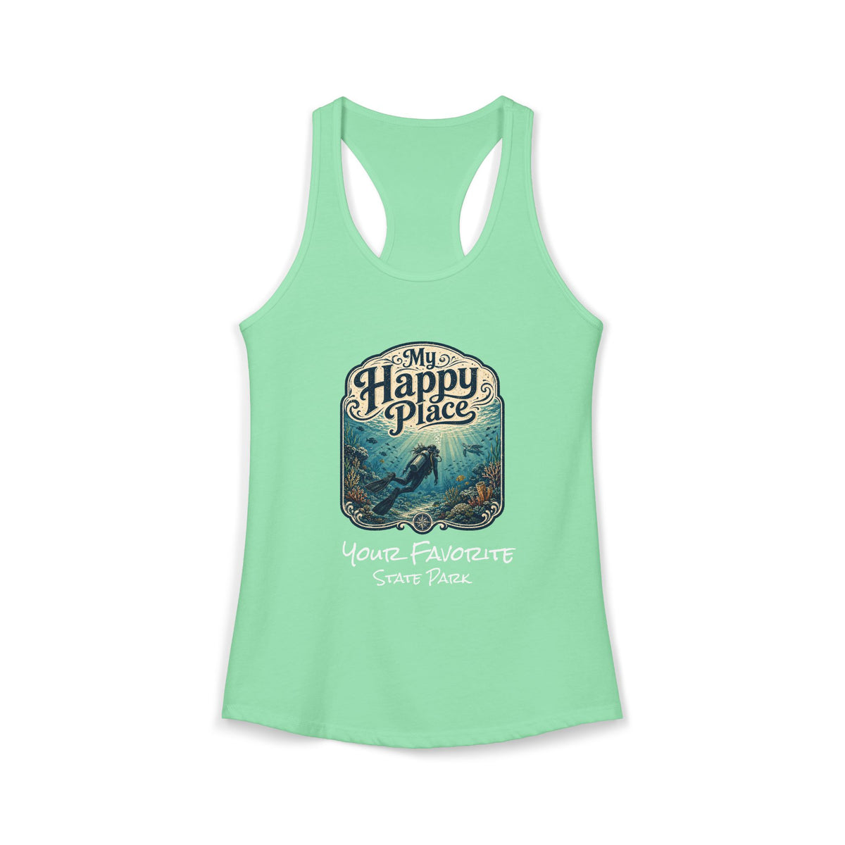 CUSTOMIZABLE Ocean Racerback Tank