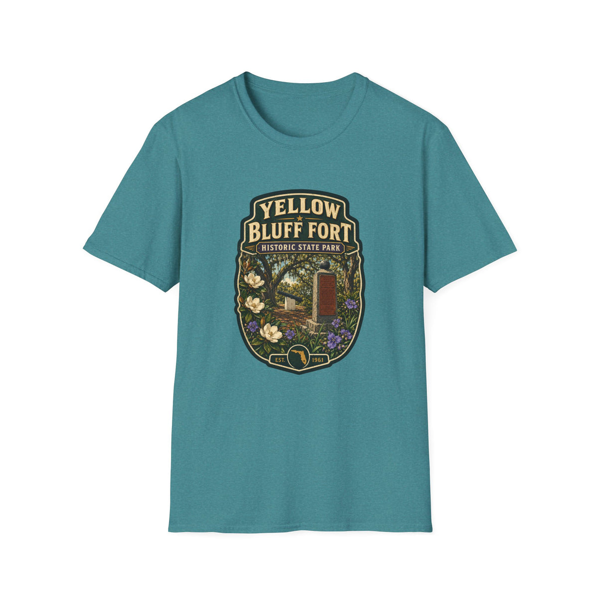 Yellow Bluff Fort — Retro Tee