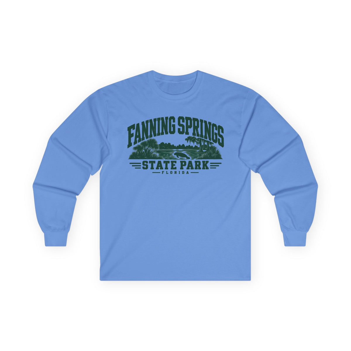 Fanning Springs State Park Official Logo- Long Sleeve Tee