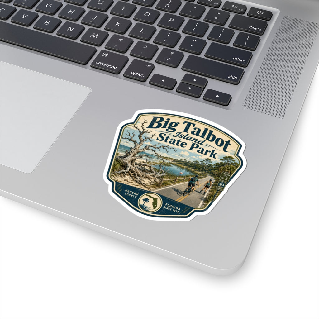 Big Talbot Island State Park Sticker – Vintage Florida Park Badge Kiss-Cut