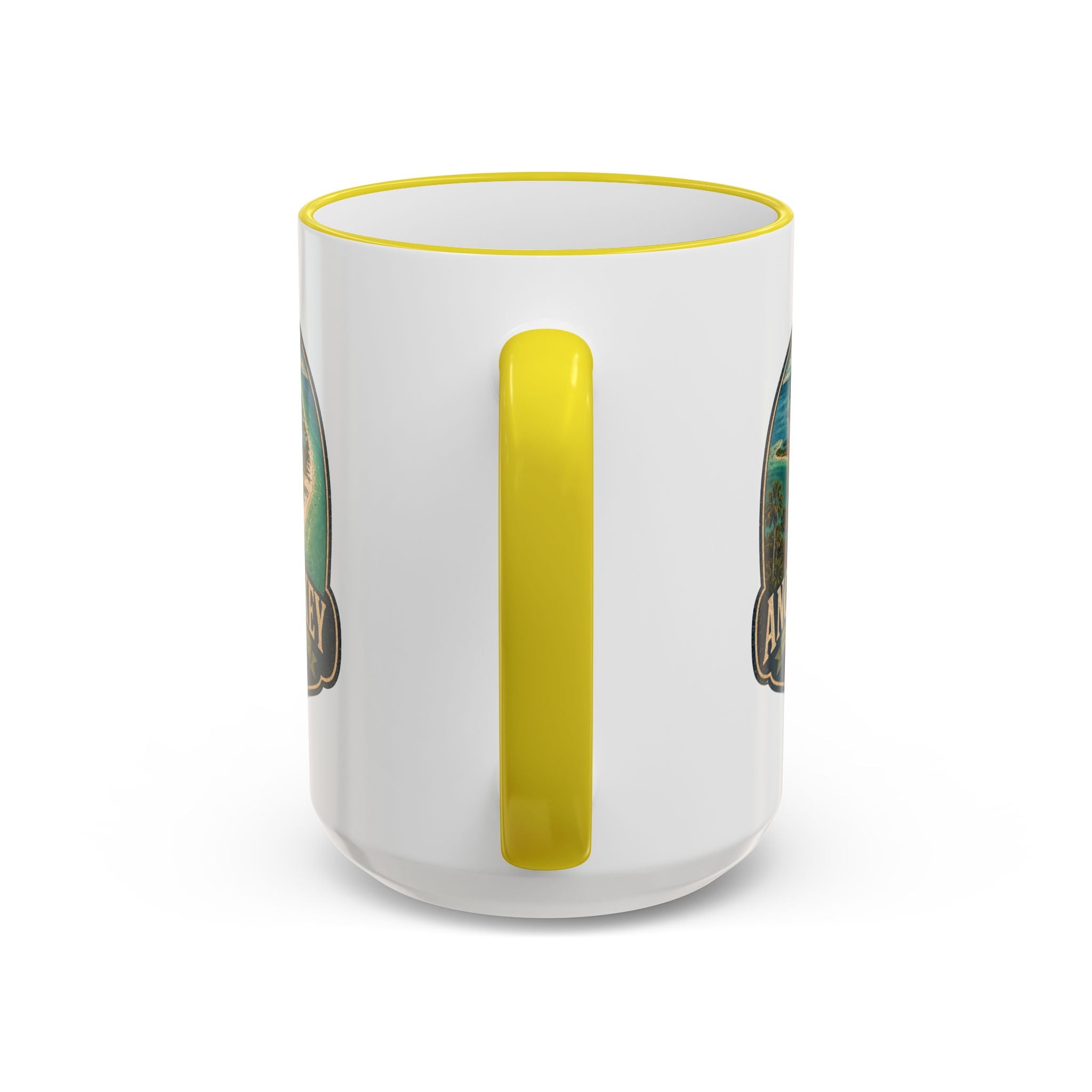 Anclote Key Vintage Mug — Accent Rim & Handle 11oz/15oz