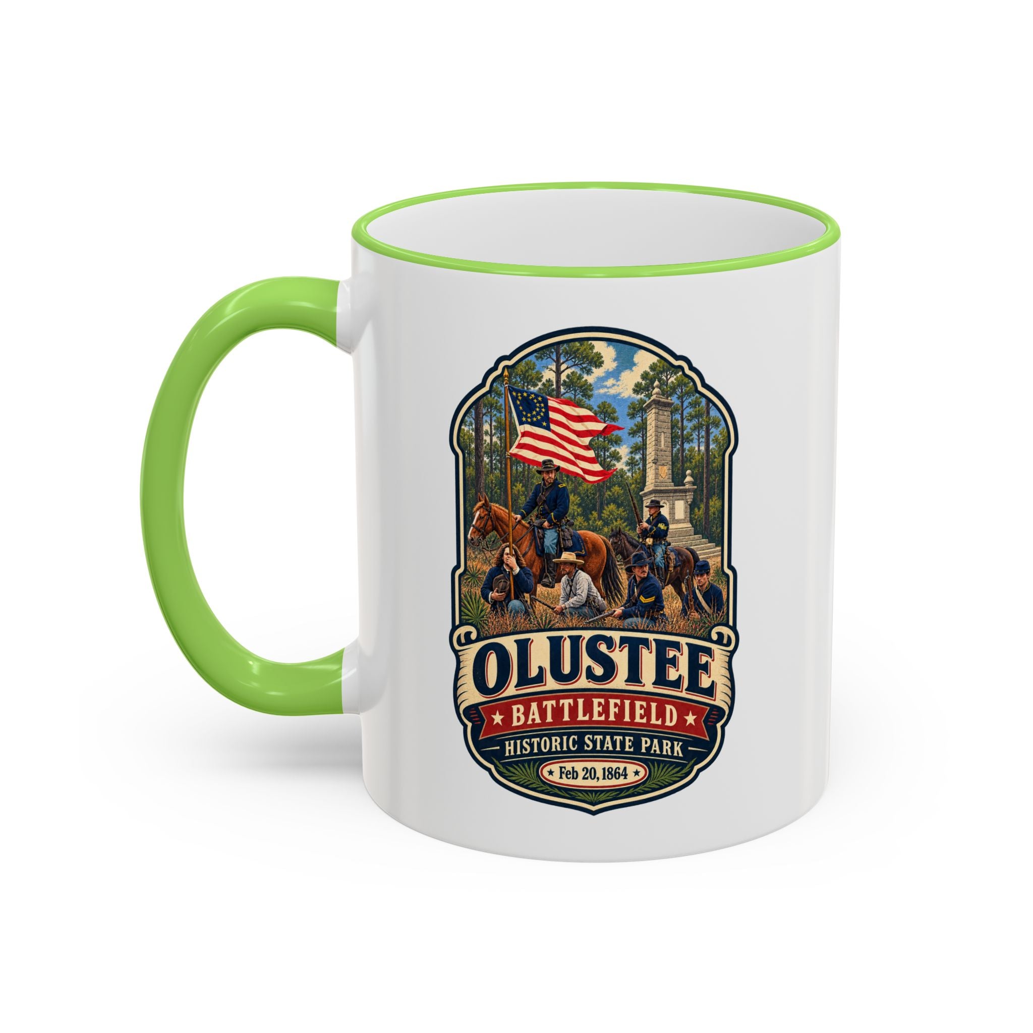 Olustee Battlefield Accent Rim & Handle 11oz/15oz