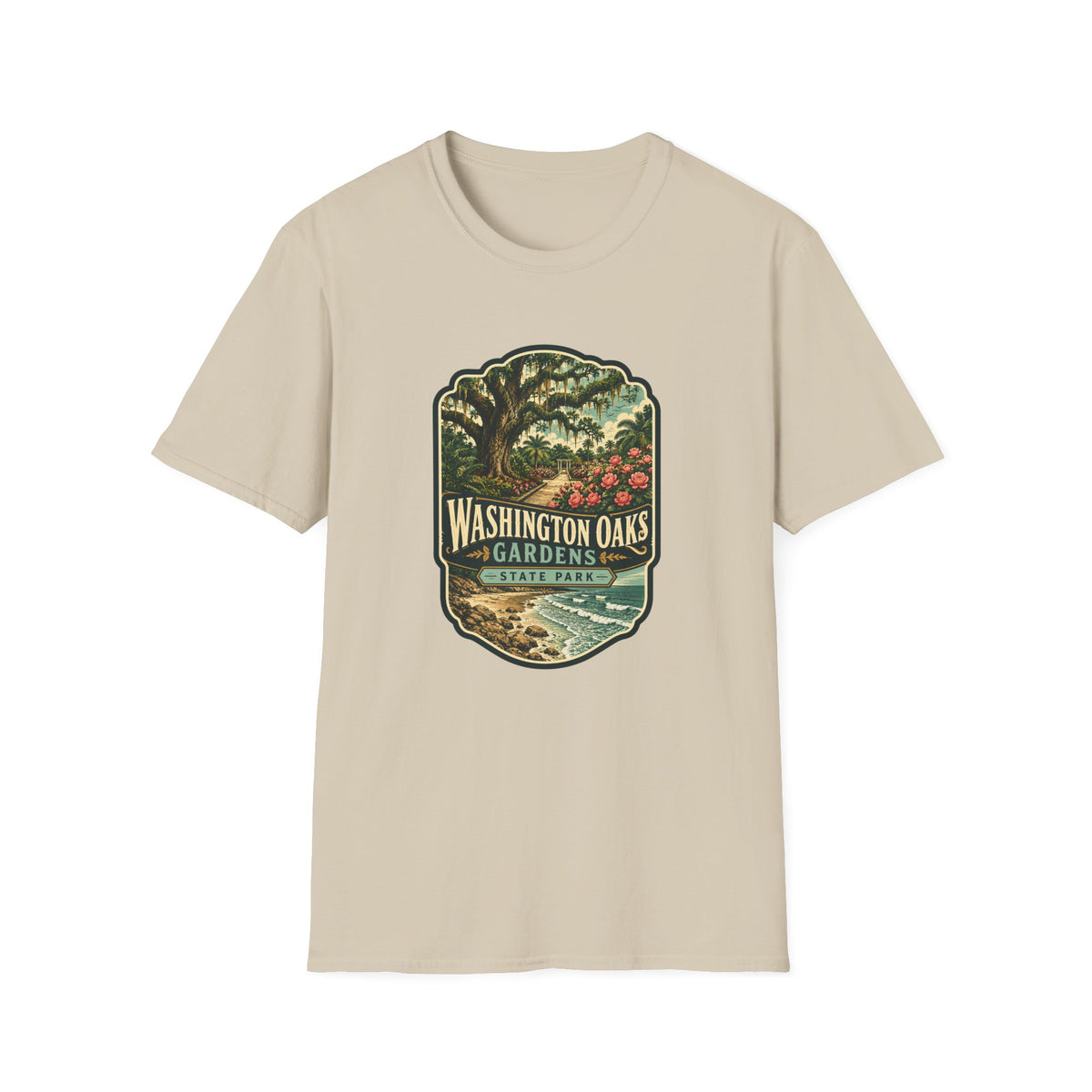 Washington Oaks — Retro Tee