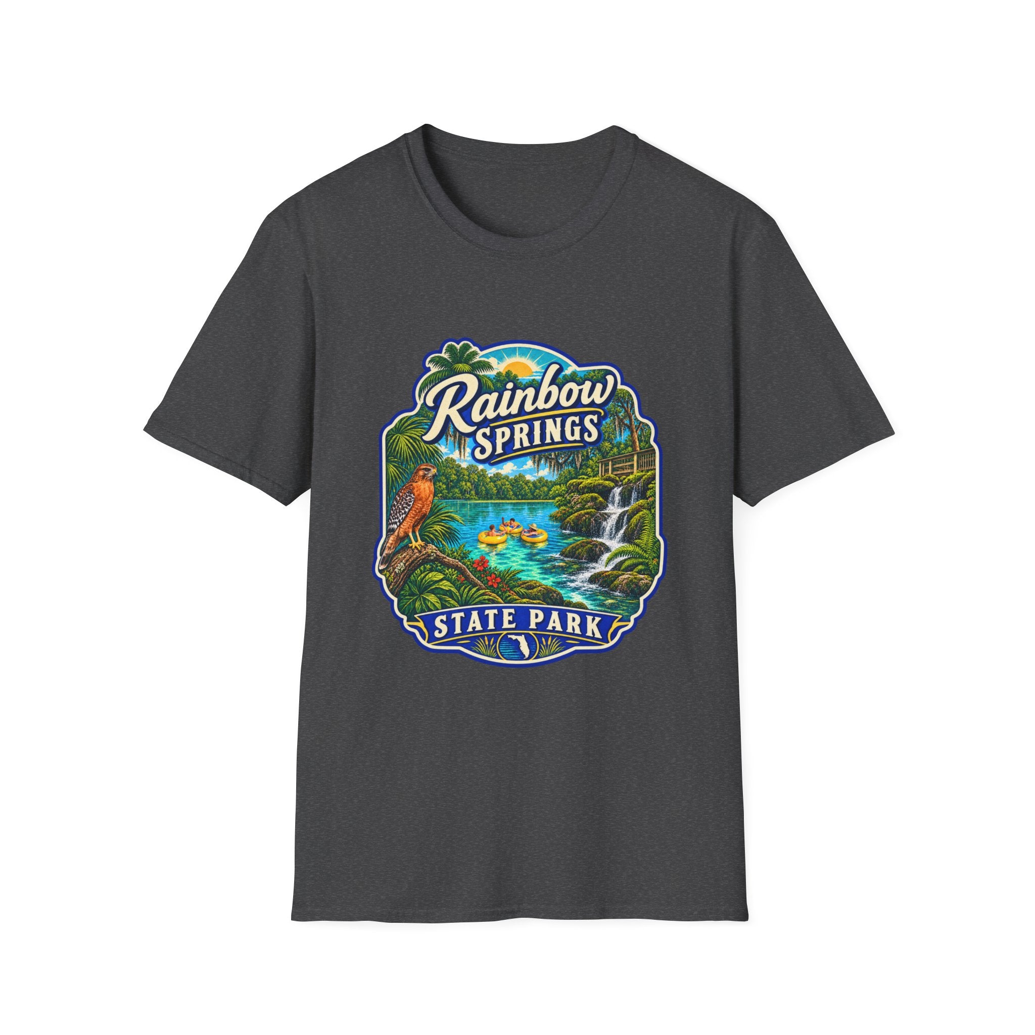 Rainbow Springs- Retro Tee