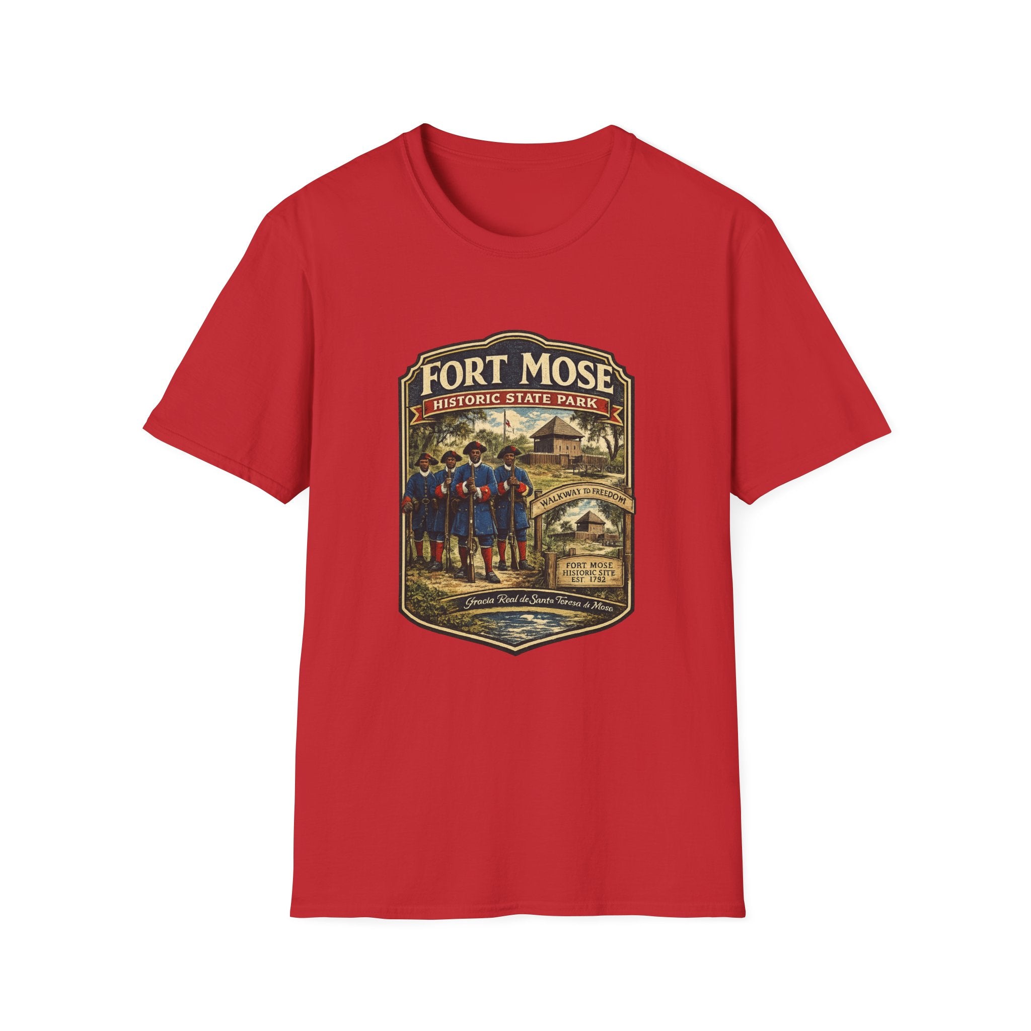 Fort Mose- Retro Tee