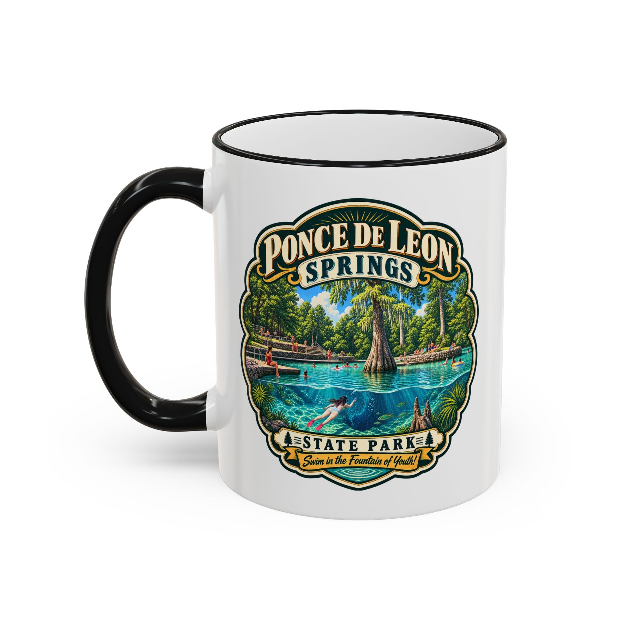 Ponce De Leon Accent Rim & Handle 11oz/15oz