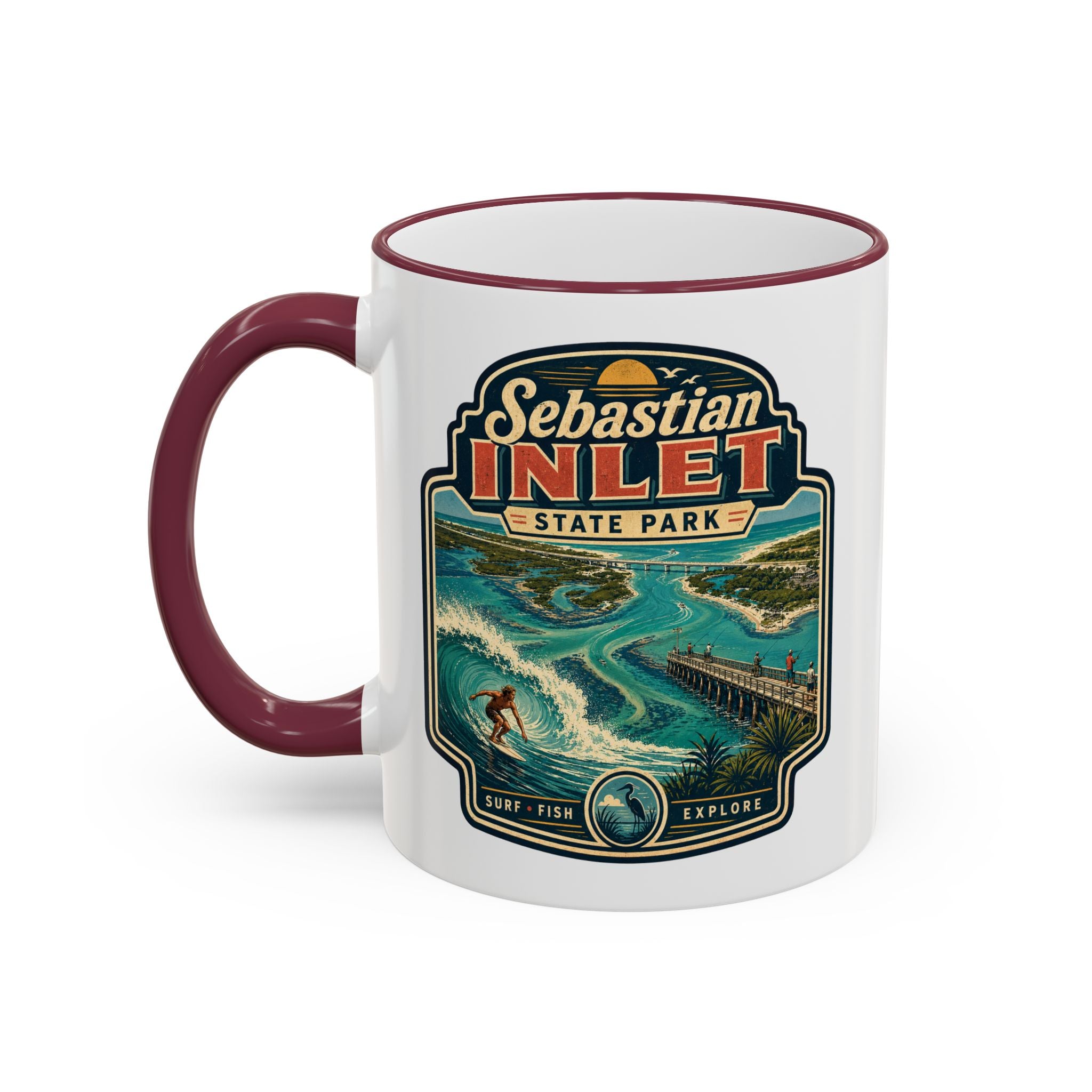 Sebastian Inlet Accent Rim & Handle 11oz/15oz