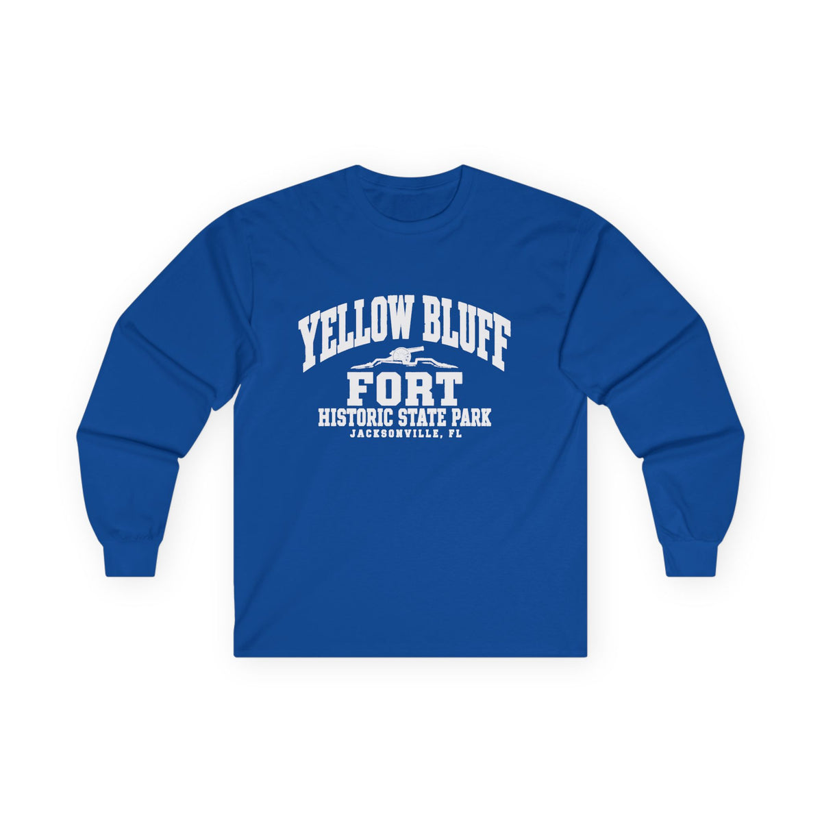 Yellowbluff Fort Historic State Park Logo- Long Sleeve Tee