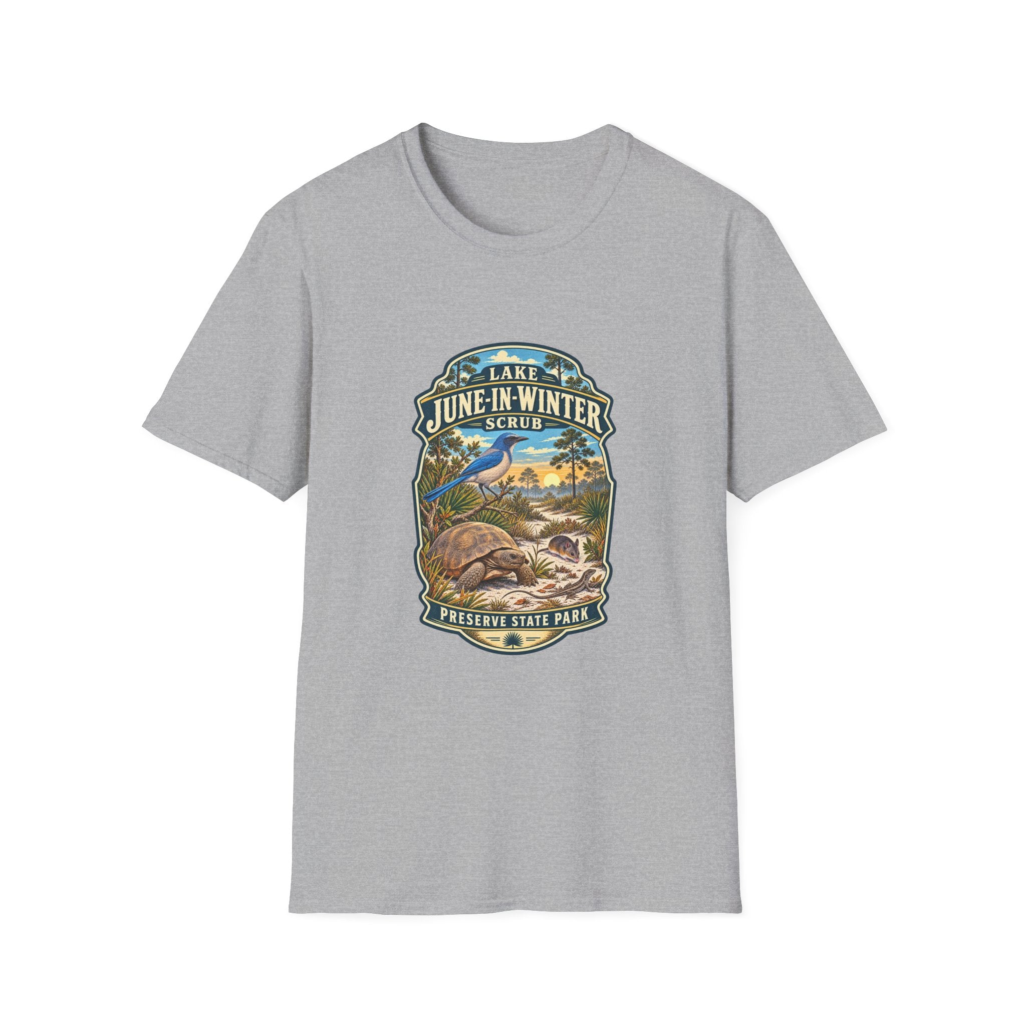 Lake June-in-Winter- Retro Tee