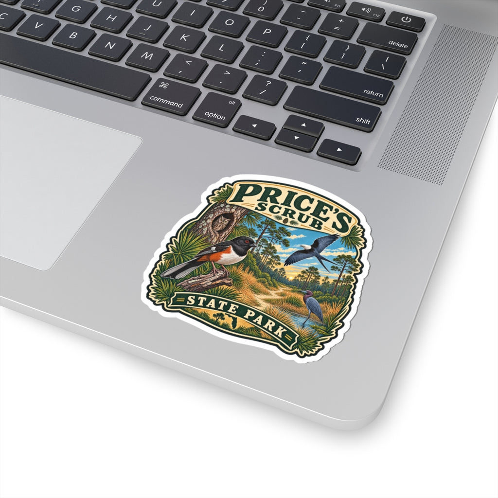 Price's Scrub State Park Sticker — Vintage Wildlife Park Badge