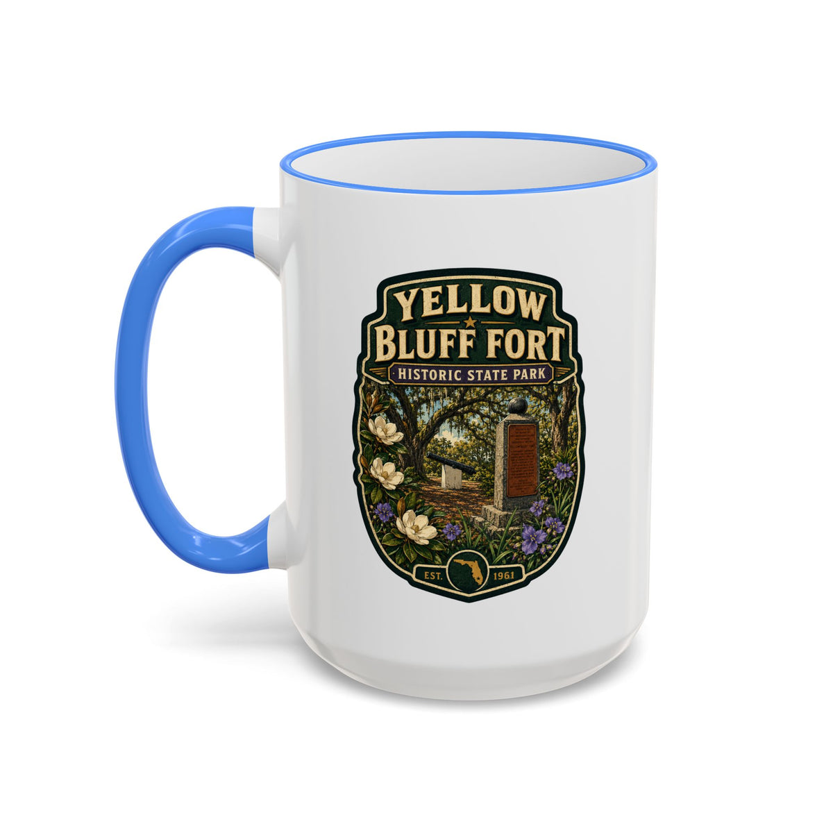 Yellow Bluff Fort — Accent Rim & Handle 11oz/15oz