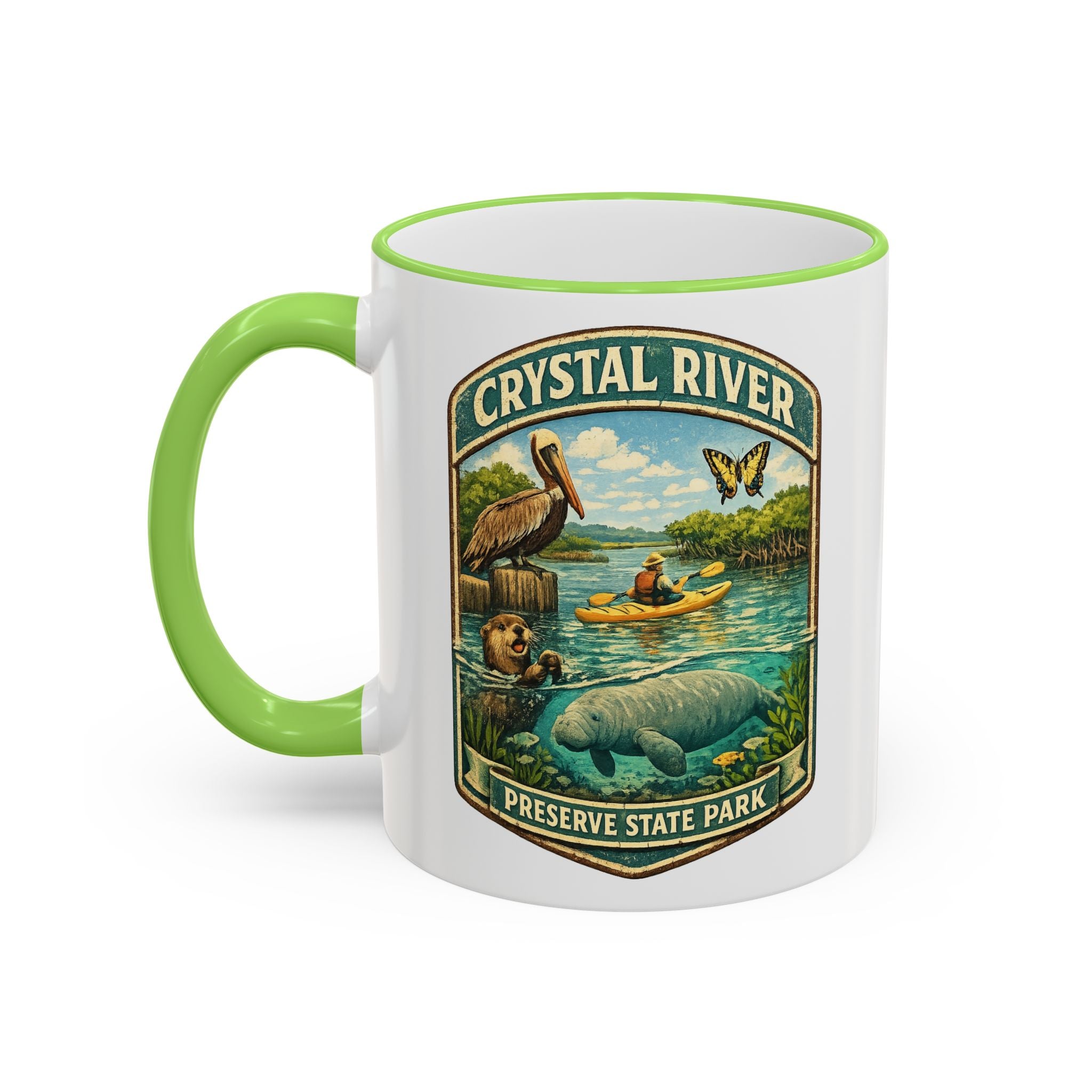 Crystal River Preserve Accent Rim & Handle 11oz/15oz