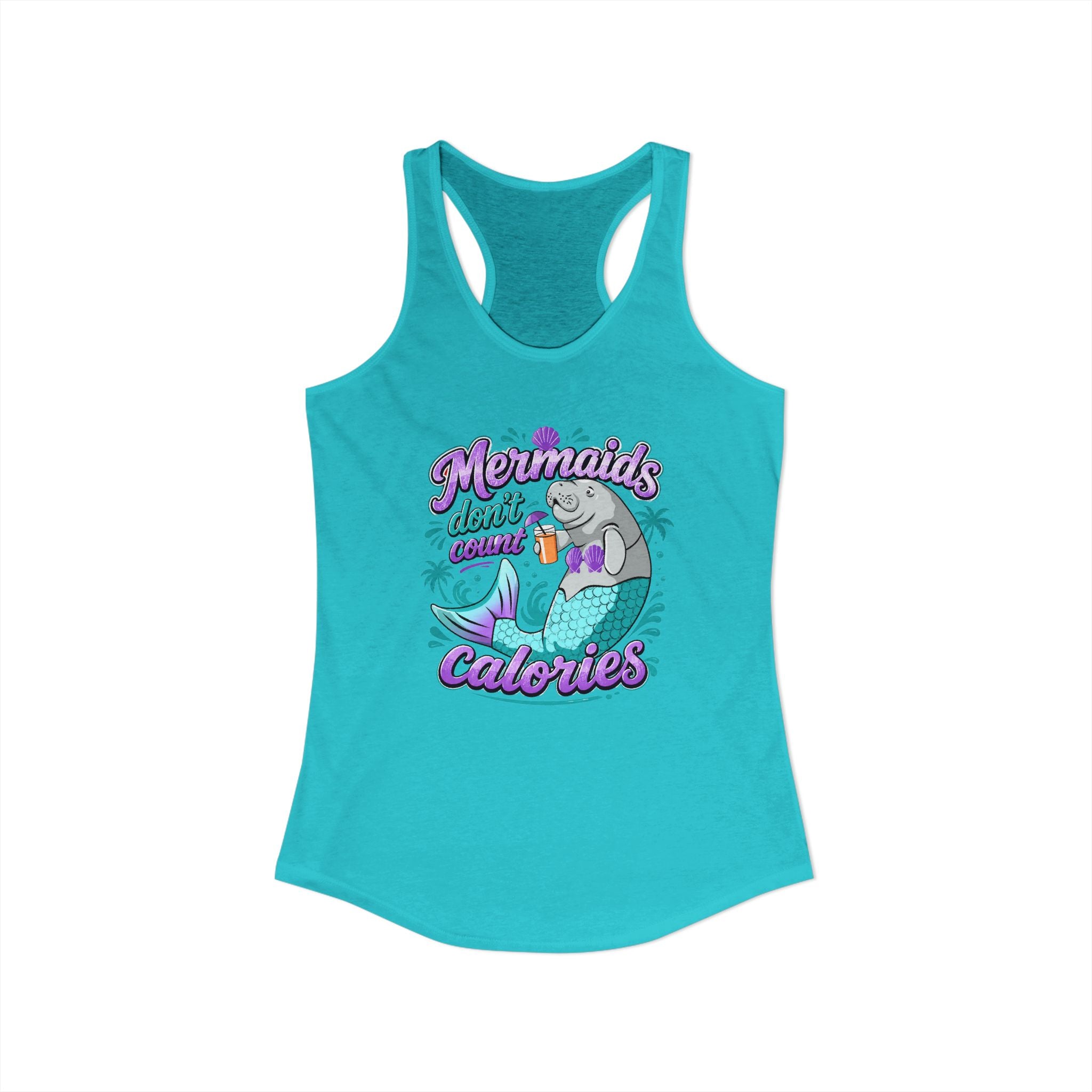 Mermaid Calories - Racerback Tank