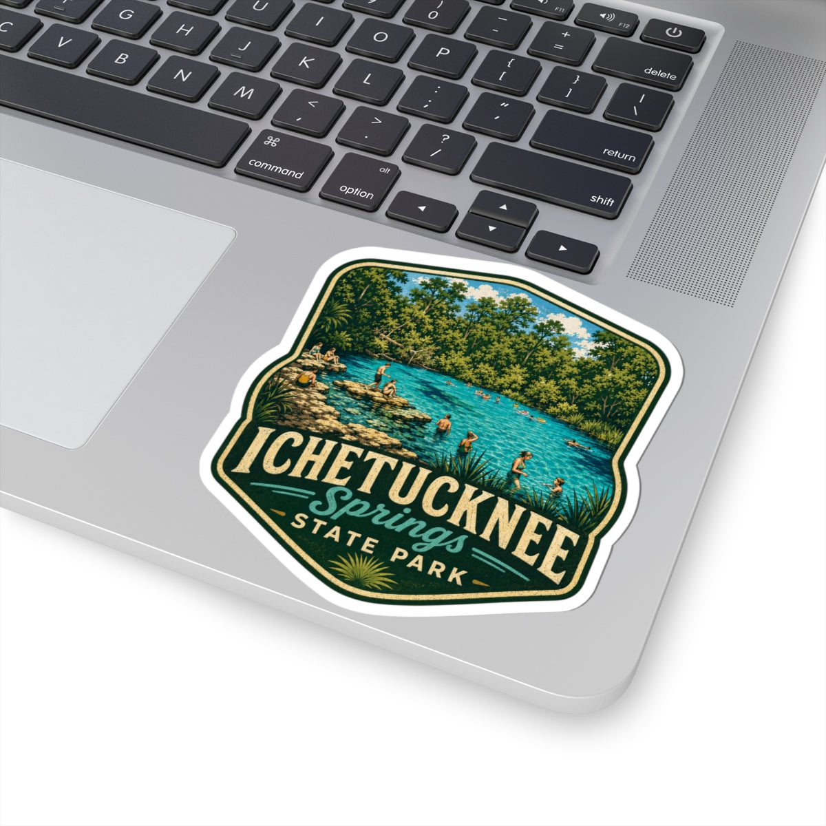 Ichetucknee Springs State Park Sticker — Vintage Swimming Hole Travel Decal