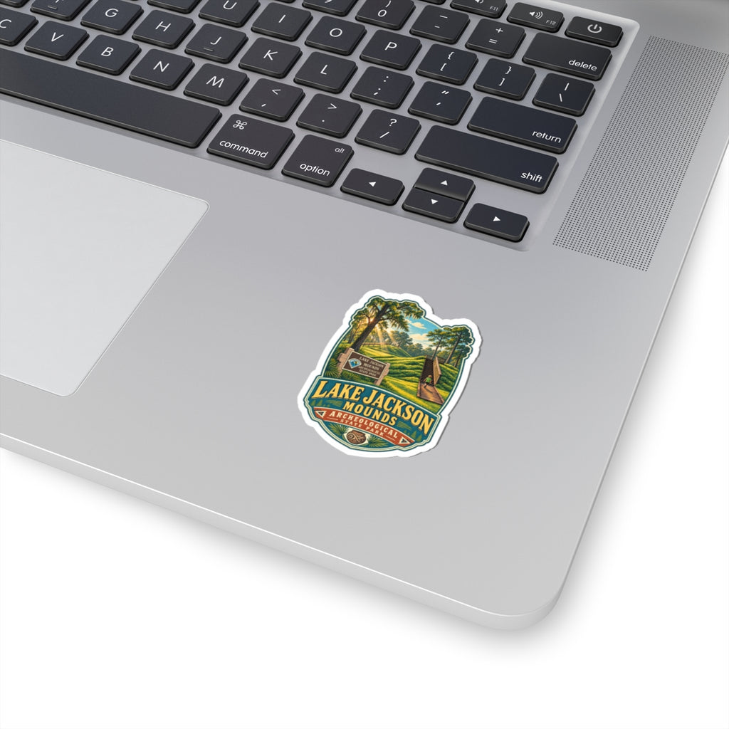 Lake Jackson Mounds State Park Sticker – Scenic Kiss-Cut Vinyl Decal