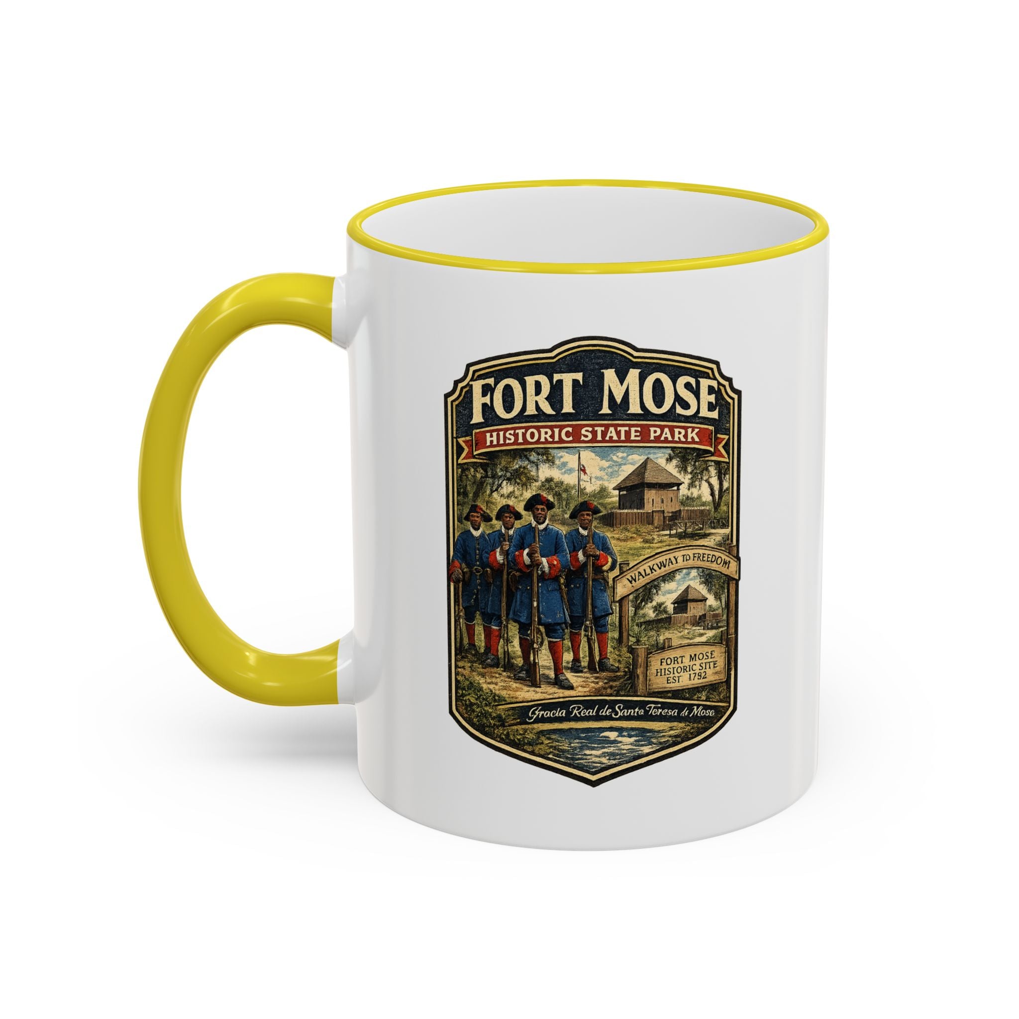Fort Mose Accent Rim & Handle 11oz/15oz