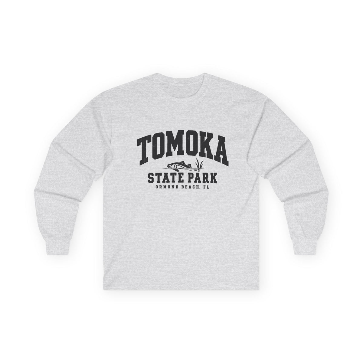Tomoka State Park Fish Logo- Long Sleeve Tee