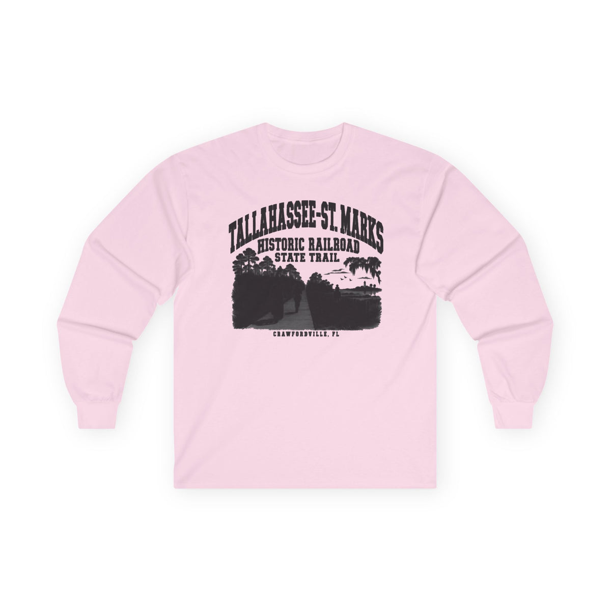 Tallahassee-St. Marks Historic Railroad State Trail- Long Sleeve Tee