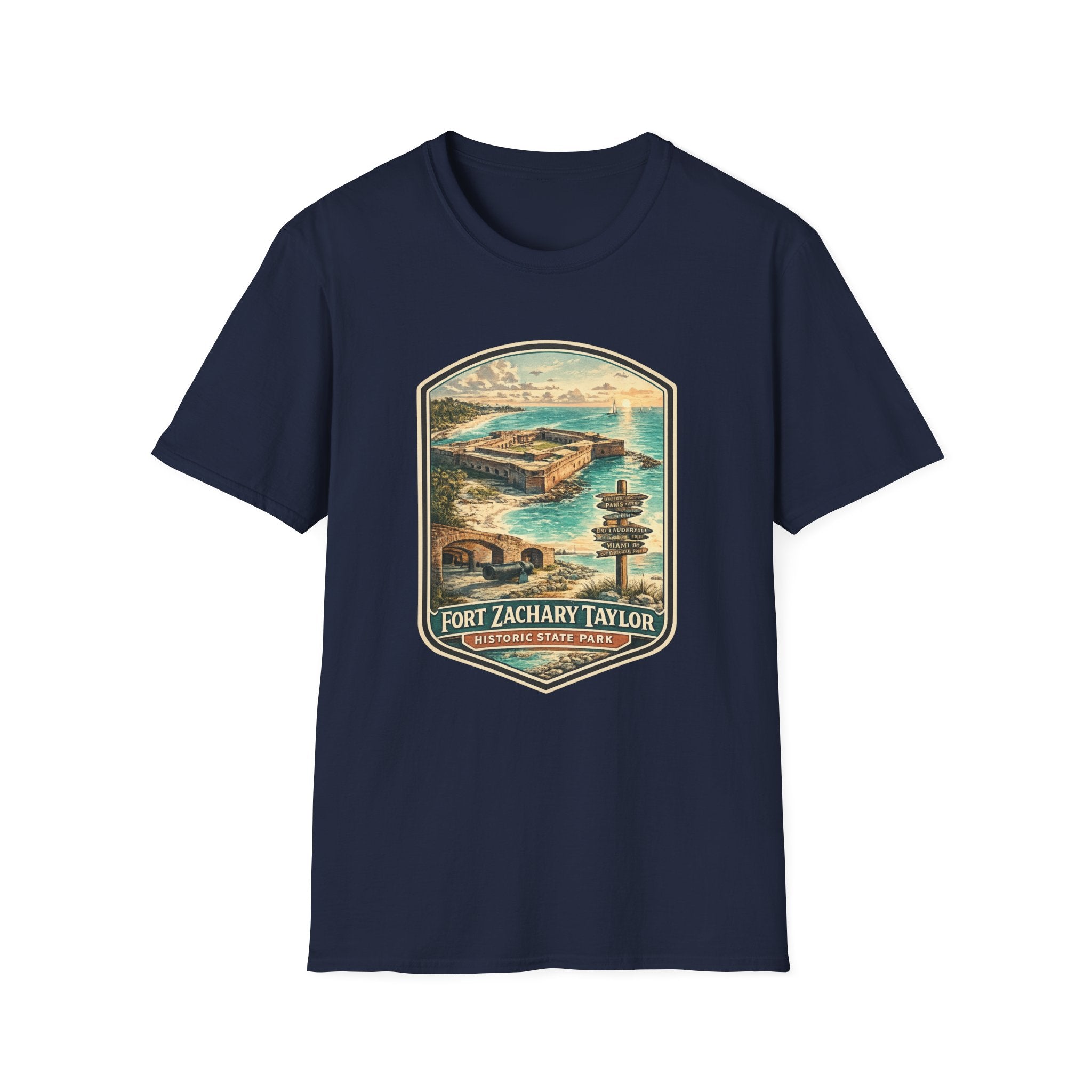 Fort Zachary Taylor- Retro Tee