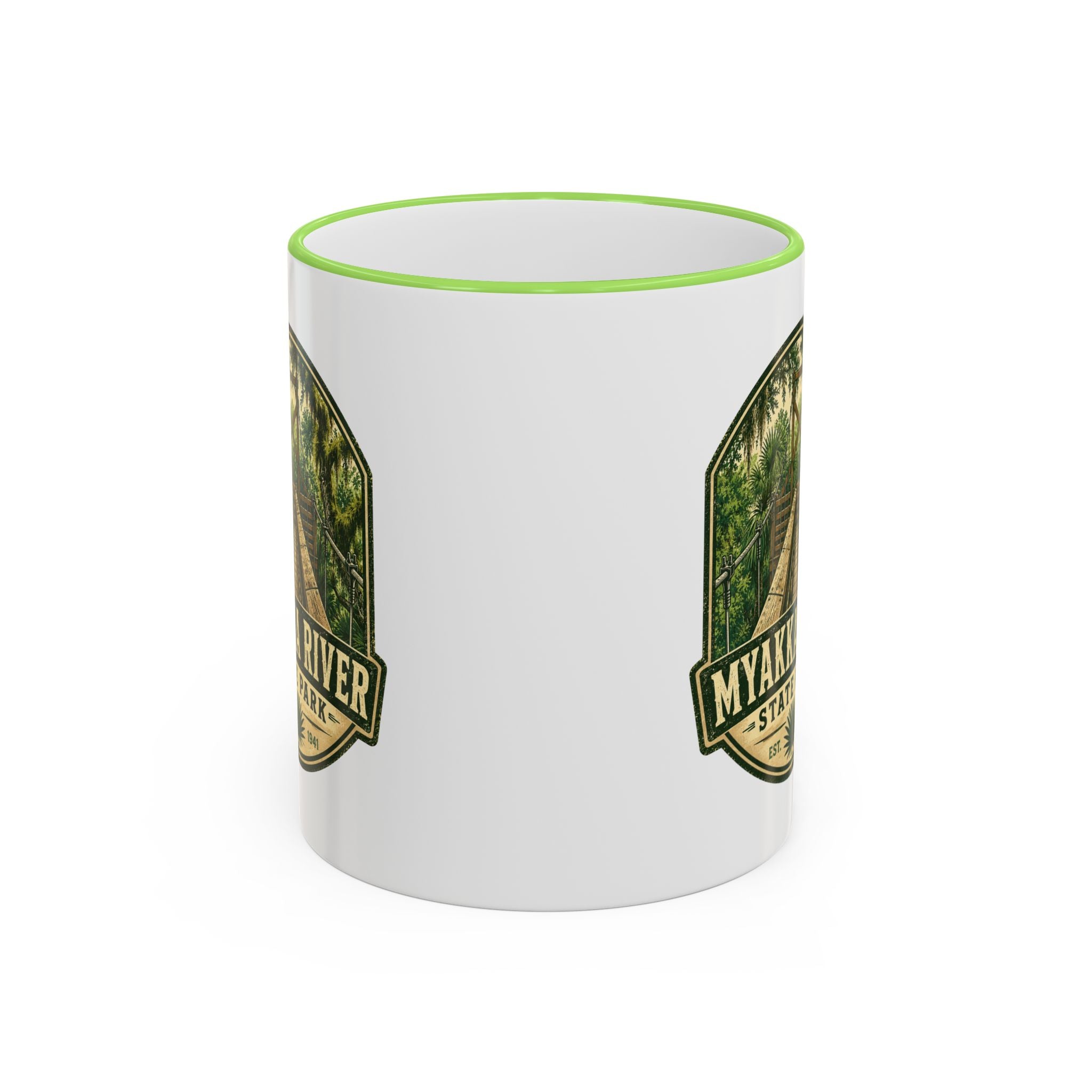 Myakka River Vintage Mug — Accent Rim & Handle 11oz/15oz