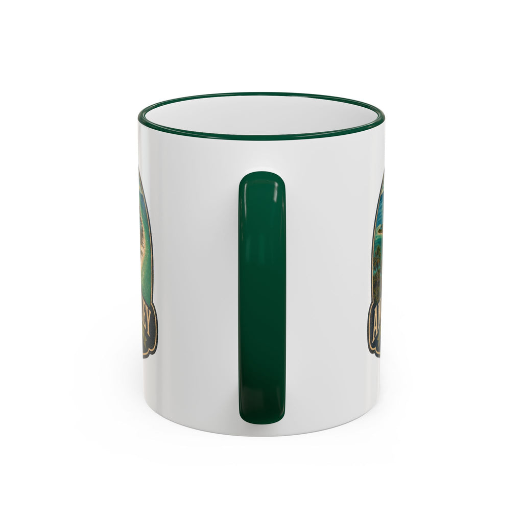 Anclote Key Vintage Mug — Accent Rim & Handle 11oz/15oz