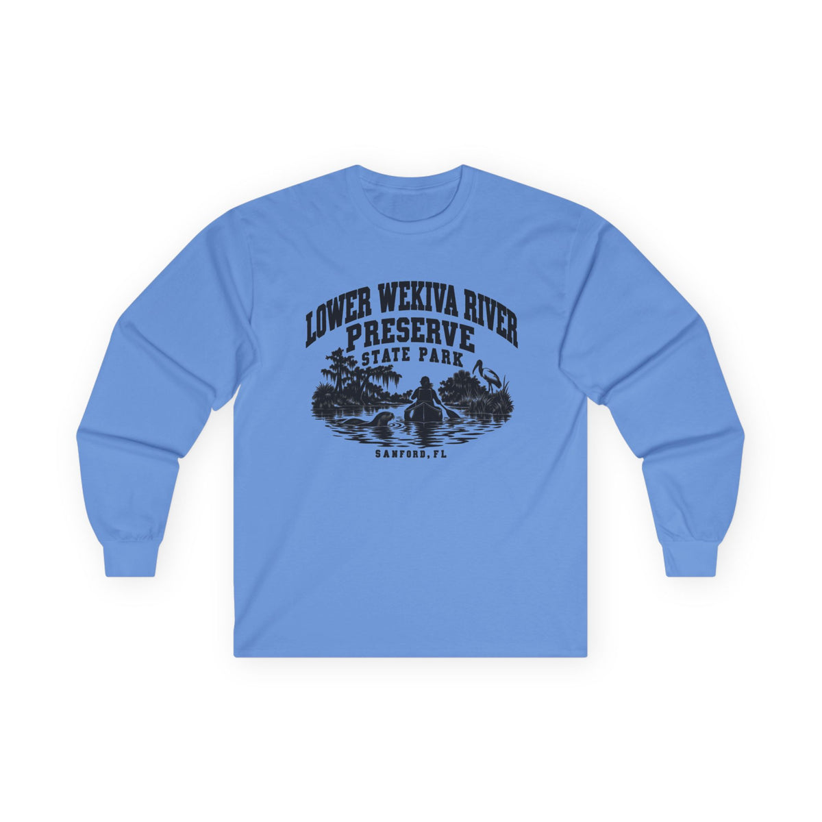 Lower Wekiva River Preserve State Park Logo- Long Sleeve Tee