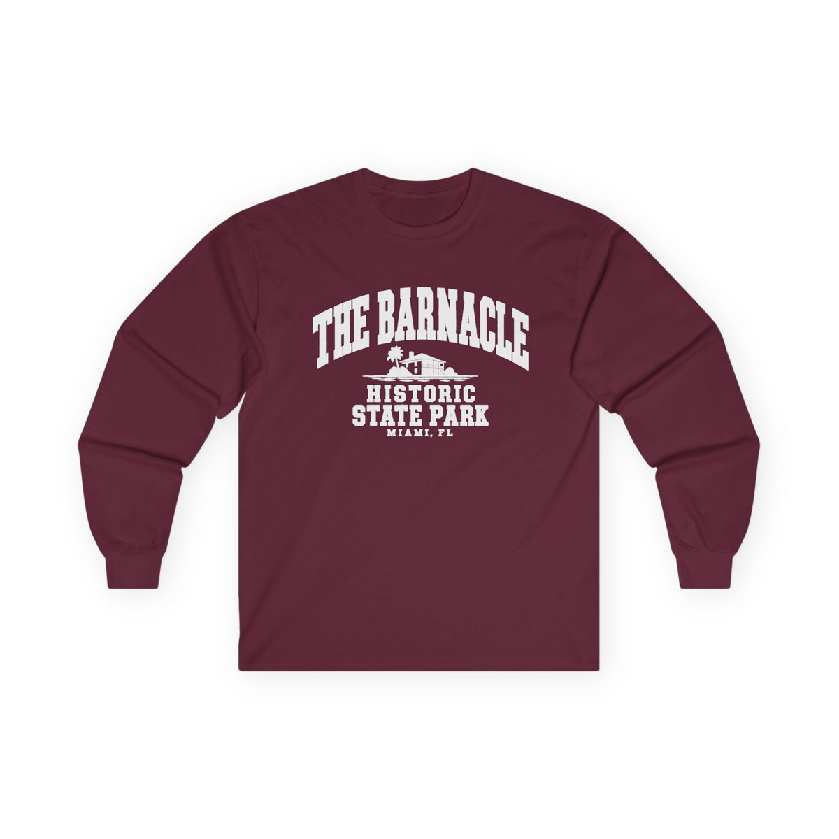 The Barnacle Historic State Park Logo- Long Sleeve Tee