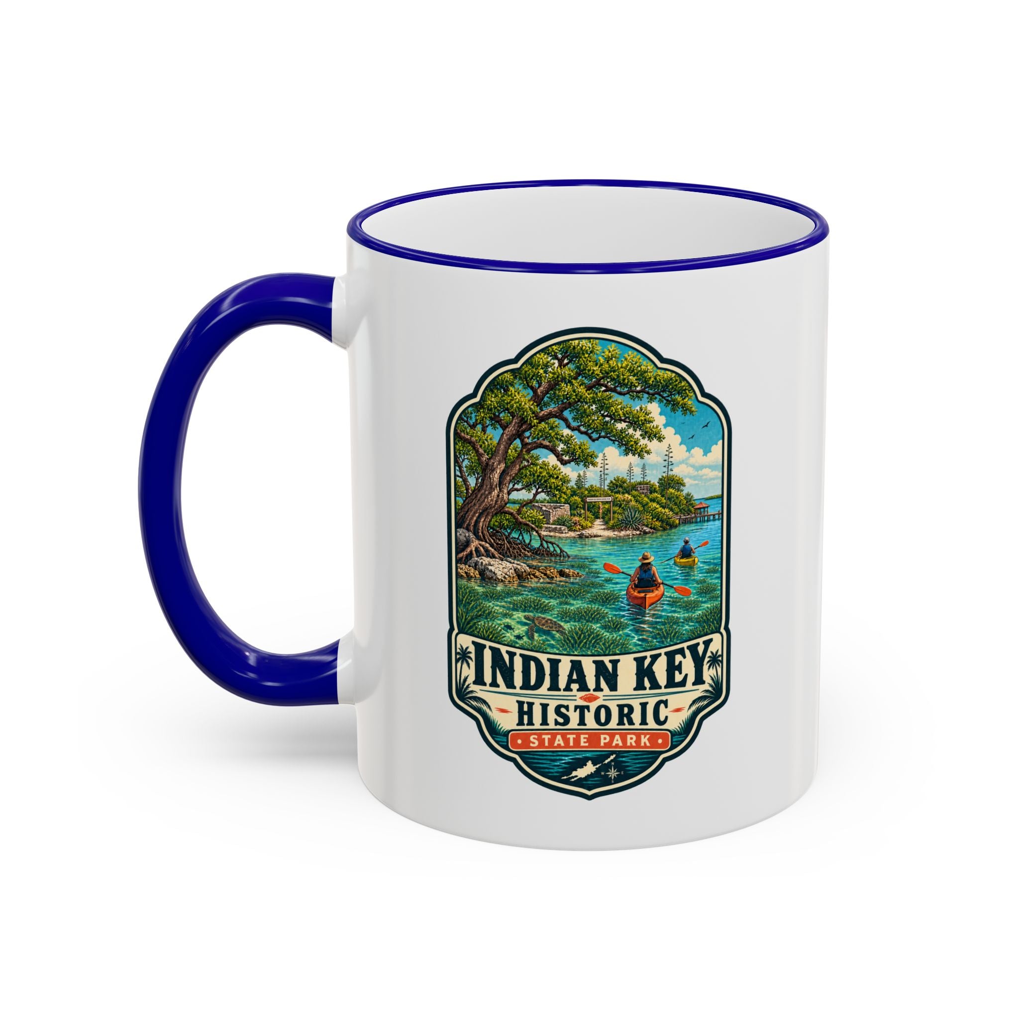 Indian Key Accent Rim & Handle 11oz/15oz