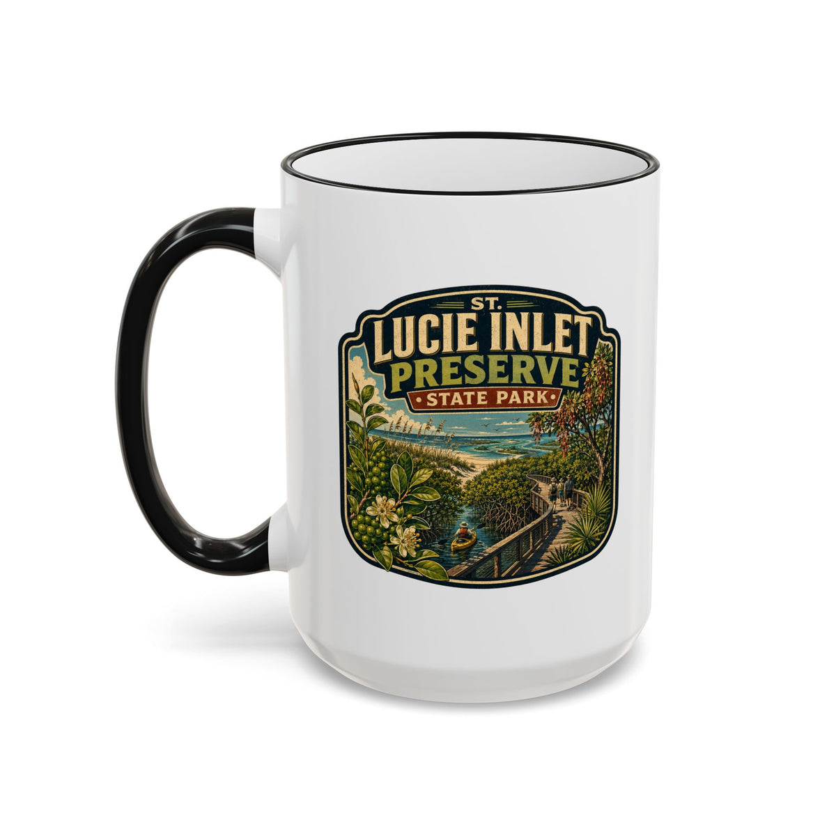 St. Lucie Inlet — Accent Rim & Handle 11oz/15oz