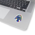 Manatee Springs Colorful Manatee Sticker — Kiss-Cut Vinyl Decal