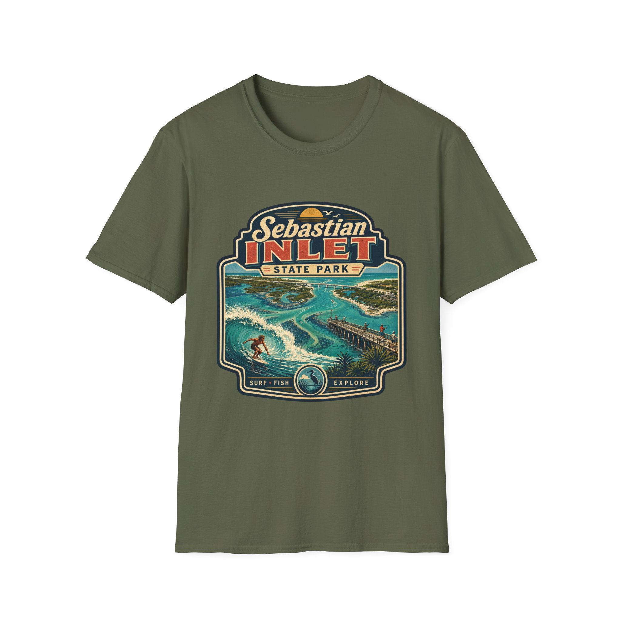 Sebastian Inlet - Retro Tee