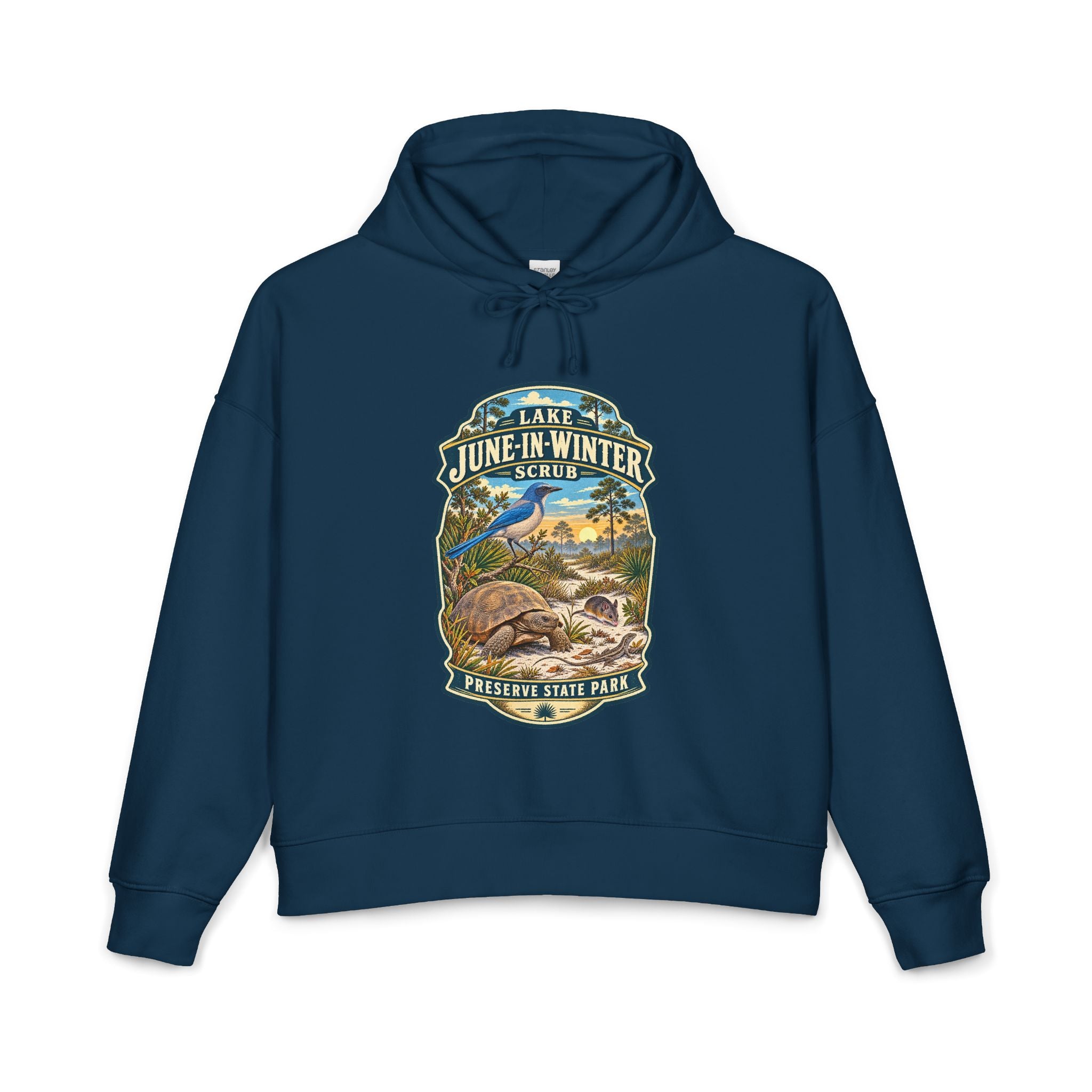 Lake June-in-Winter— Vintage Hoodie