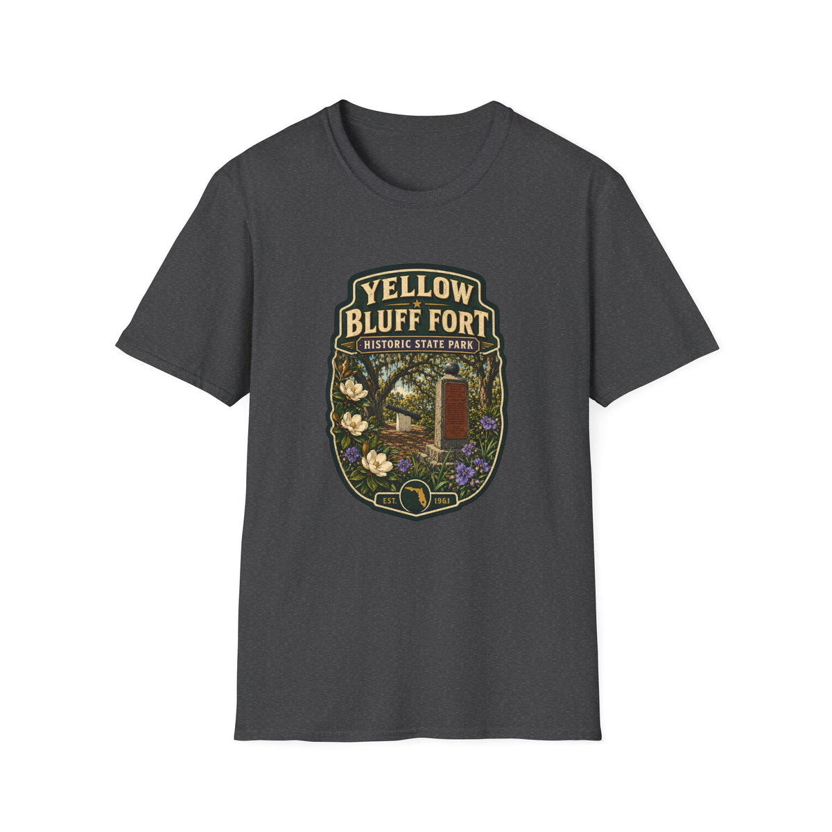 Yellow Bluff Fort — Retro Tee