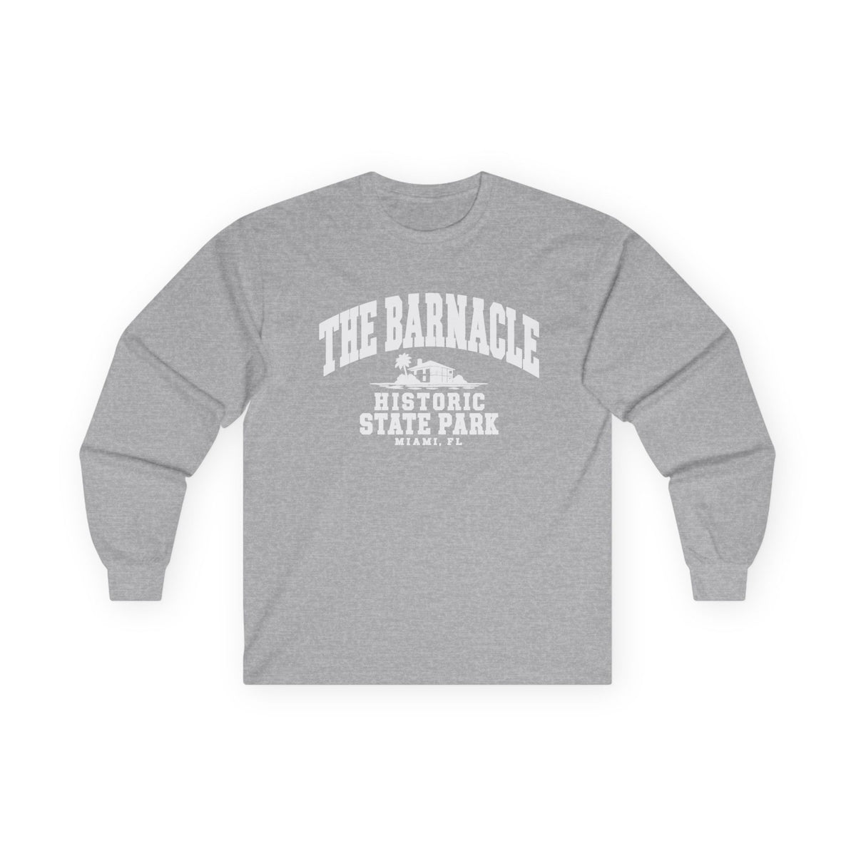 The Barnacle Historic State Park Logo- Long Sleeve Tee