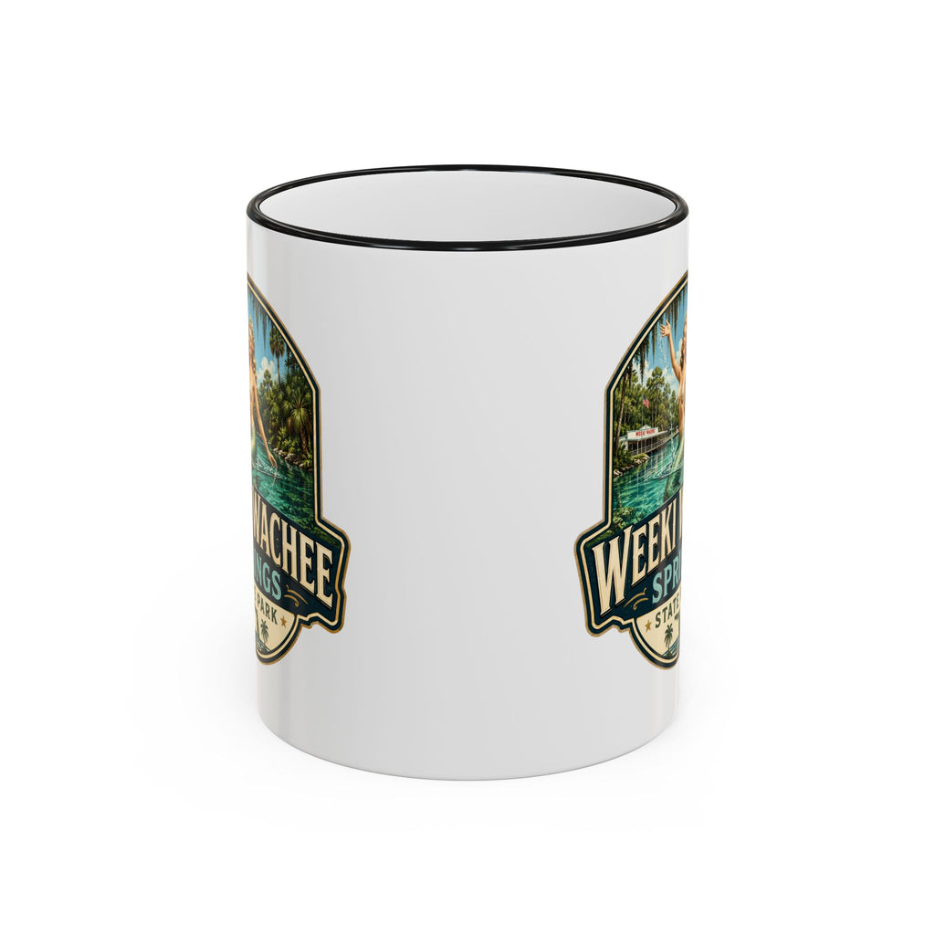 Weeki Wachee Vintage Mug — Accent Rim & Handle 11oz/15oz