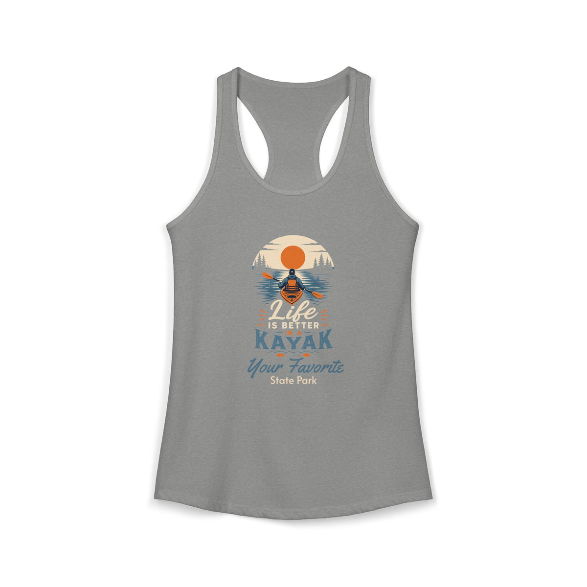 CUSTOMIZABLE Life is Better Racerback Tank