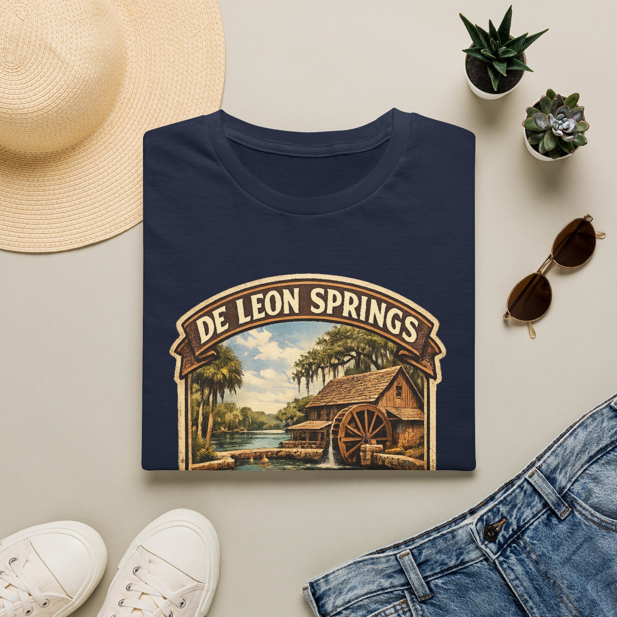 De Leon Springs- Retro Tee