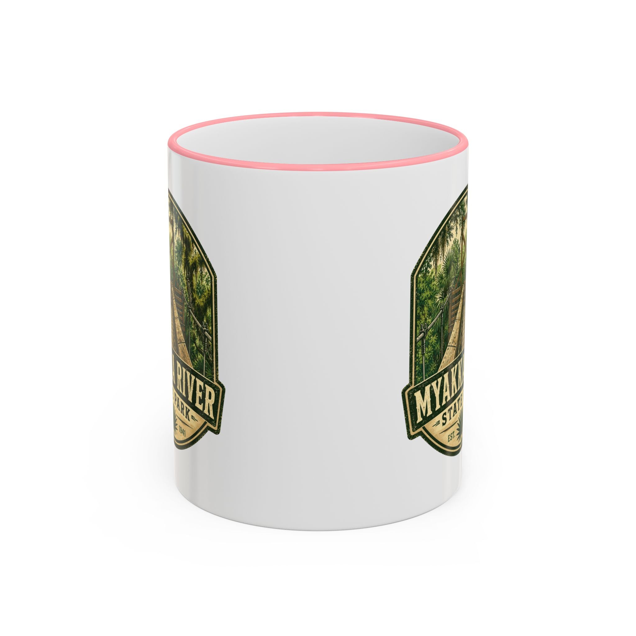 Myakka River Vintage Mug — Accent Rim & Handle 11oz/15oz