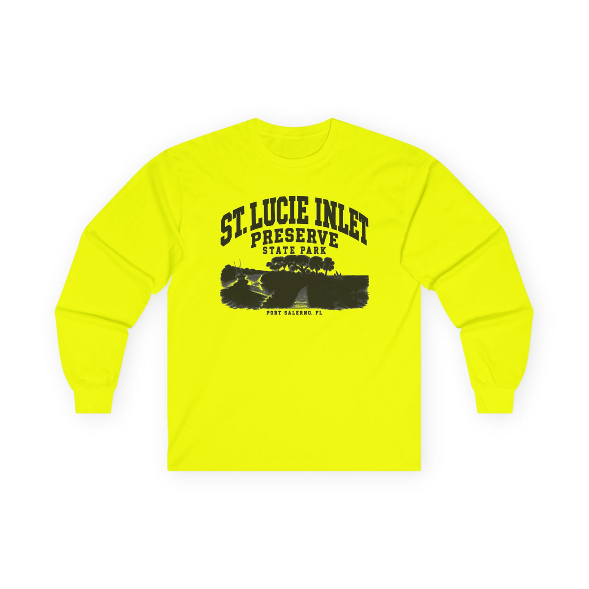 St. Lucie Inlet Preserve State Park Logo- Long Sleeve Tee
