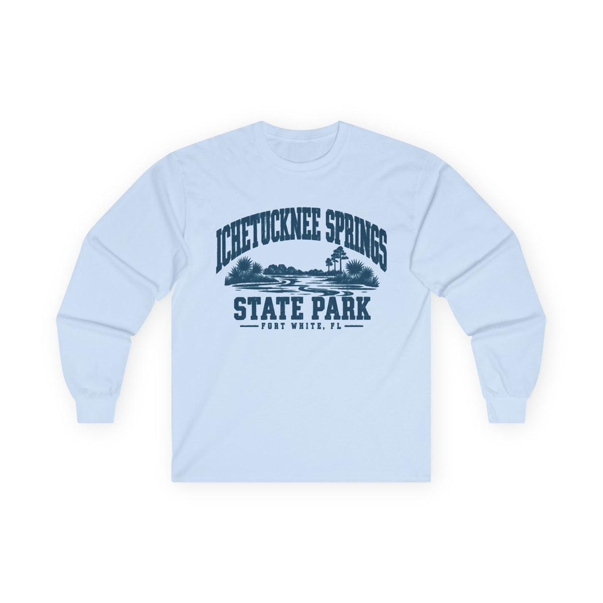 Ichetucknee Springs State Park Vintage Logo- Long Sleeve Tee