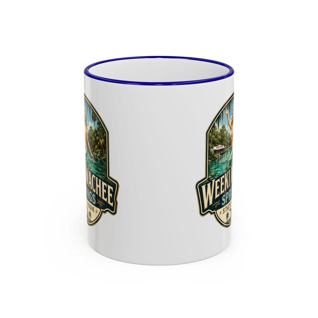 Weeki Wachee Vintage Mug — Accent Rim & Handle 11oz/15oz