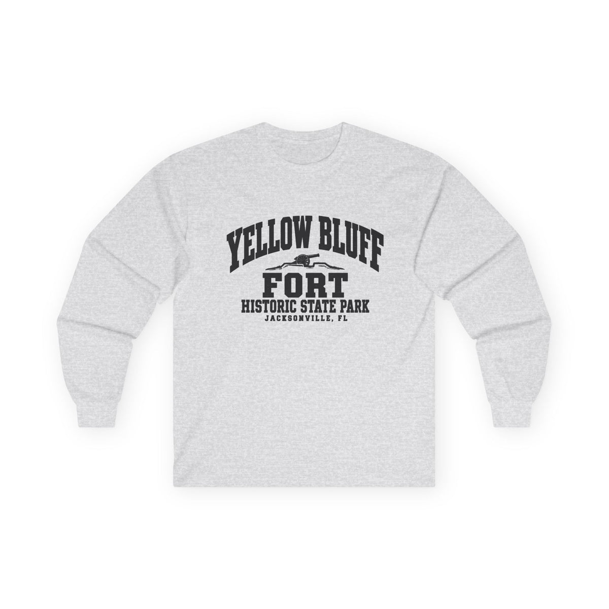 Yellow Bluff Fort Historic State Park Logo- Long Sleeve Tee