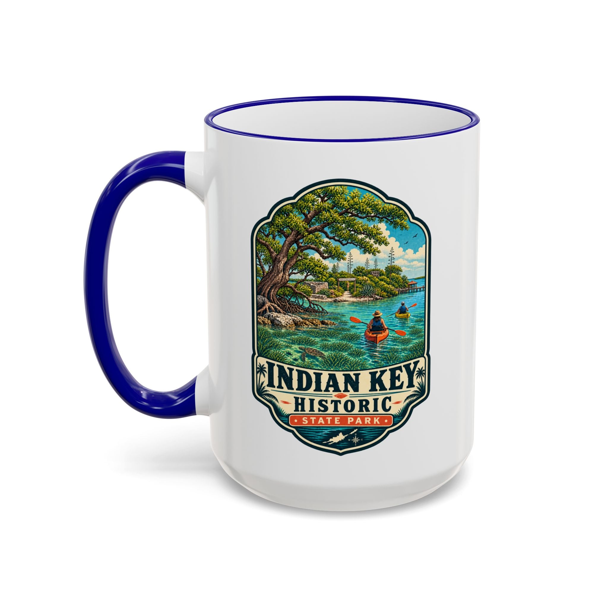 Indian Key Accent Rim & Handle 11oz/15oz