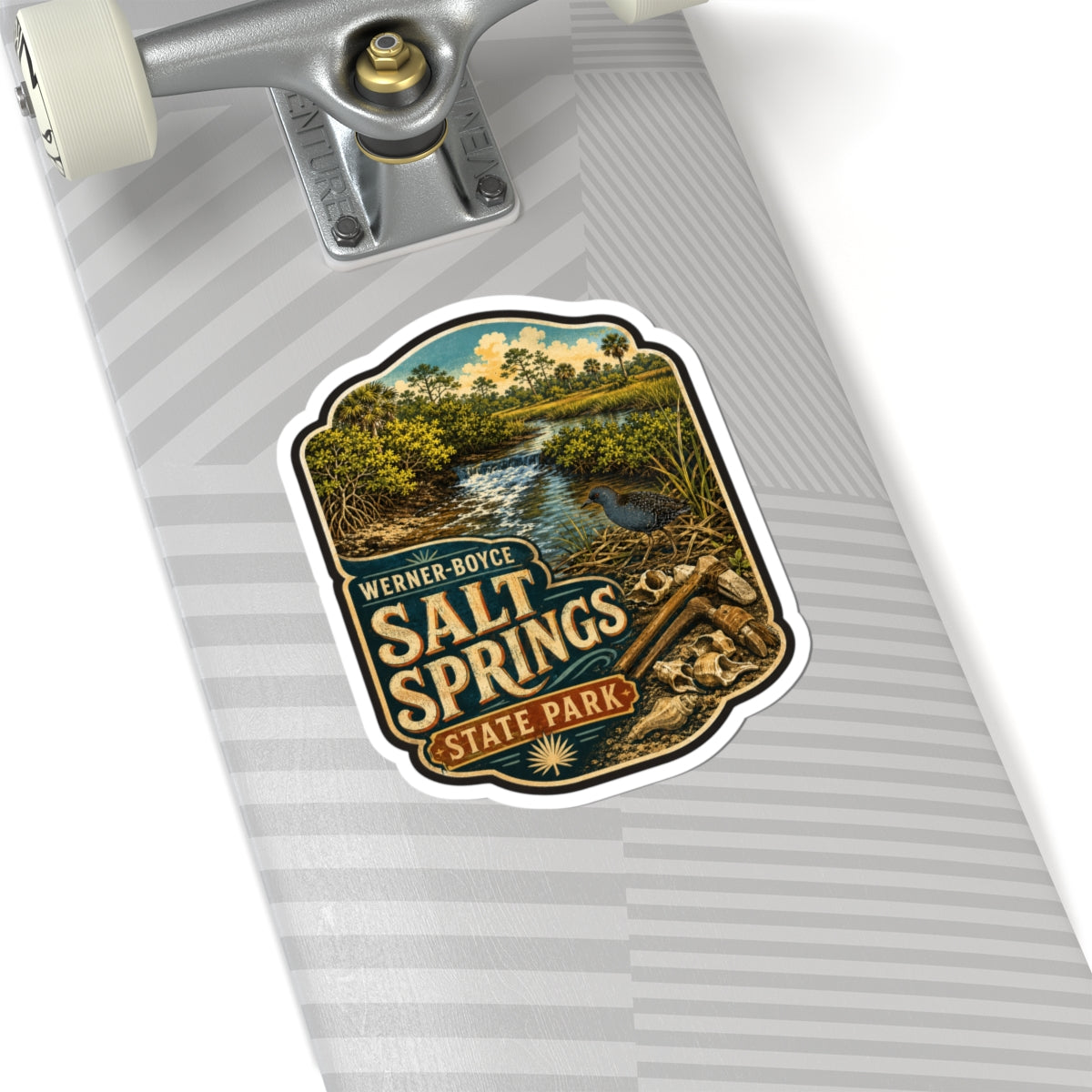 Salt Springs State Park Sticker — Vintage Nature Park Decal