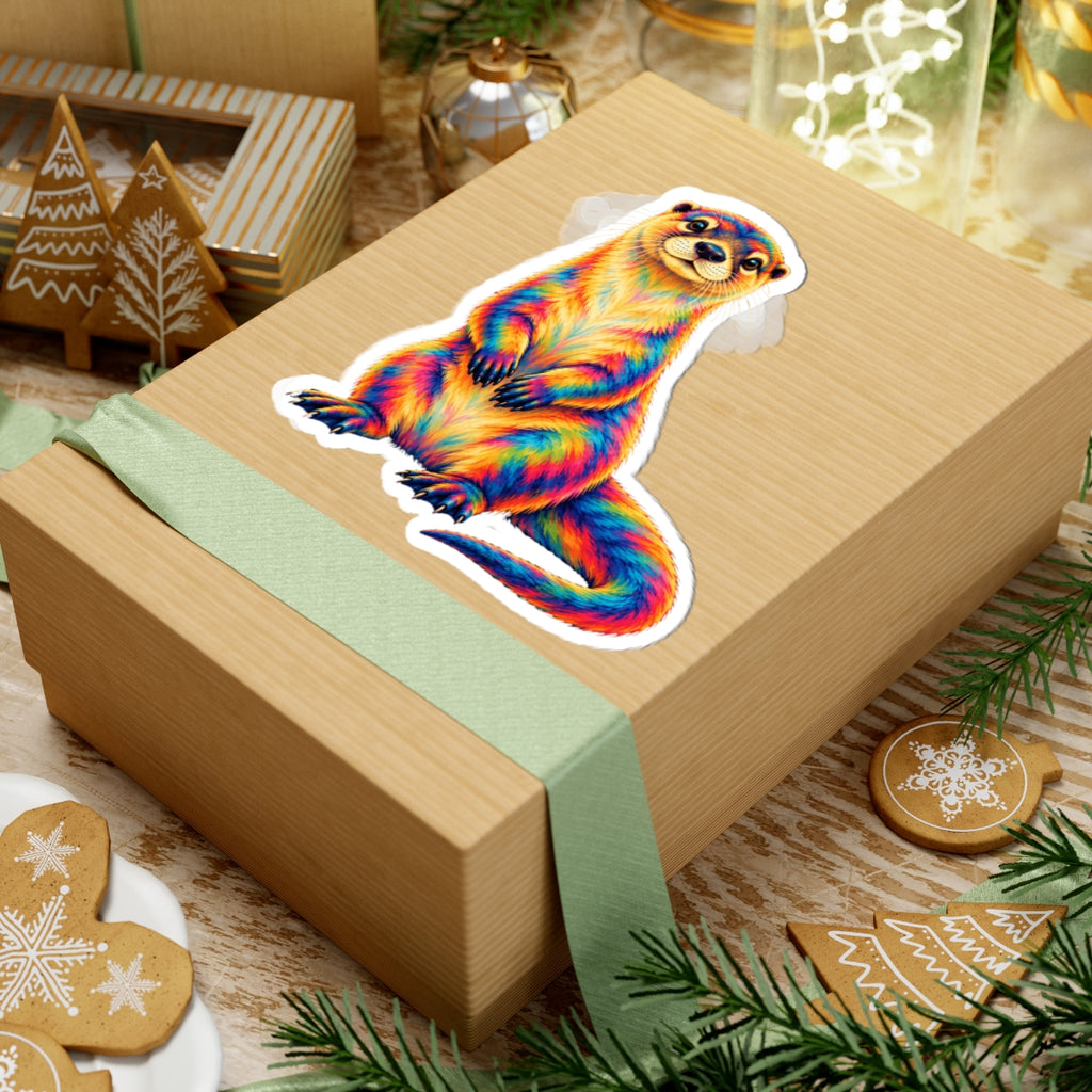 Rainbow Vigilant Otter Sticker