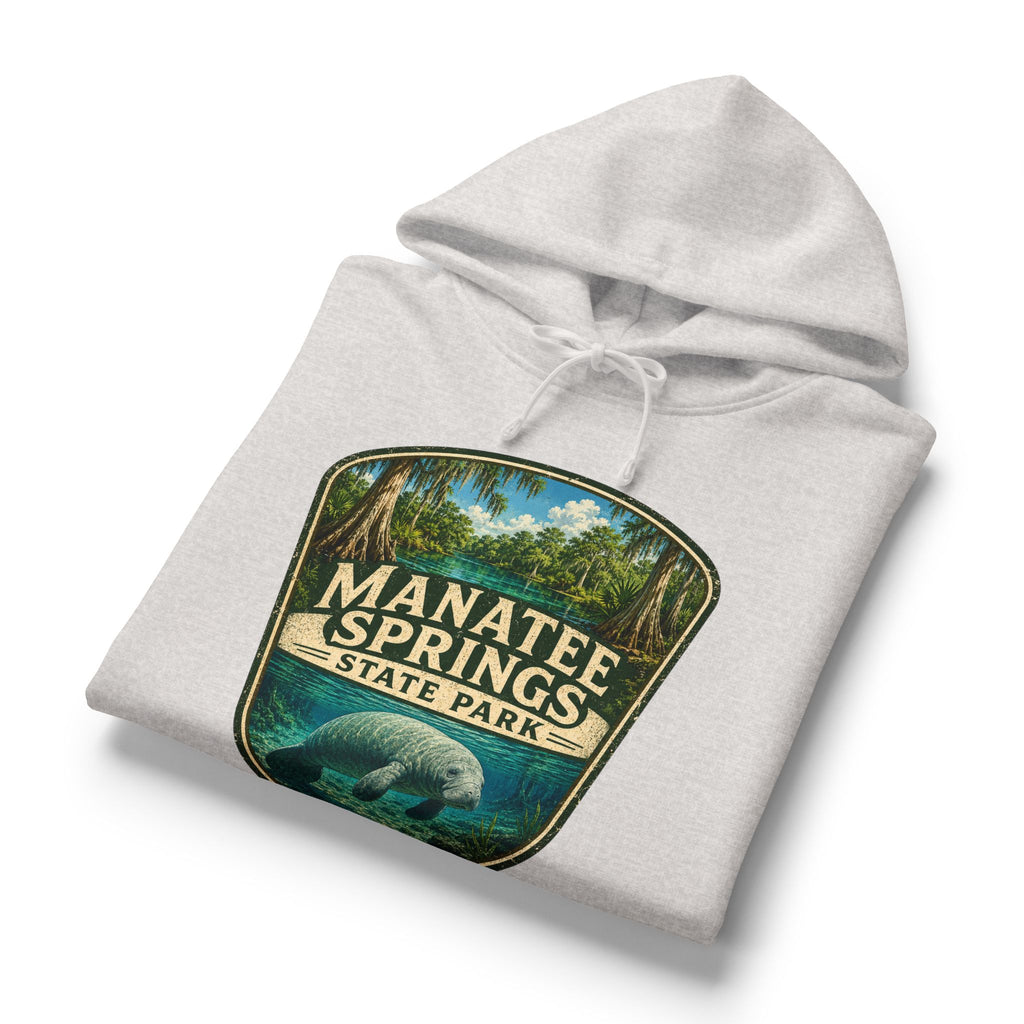 Manatee Springs Hoodie — Vintage Manatee